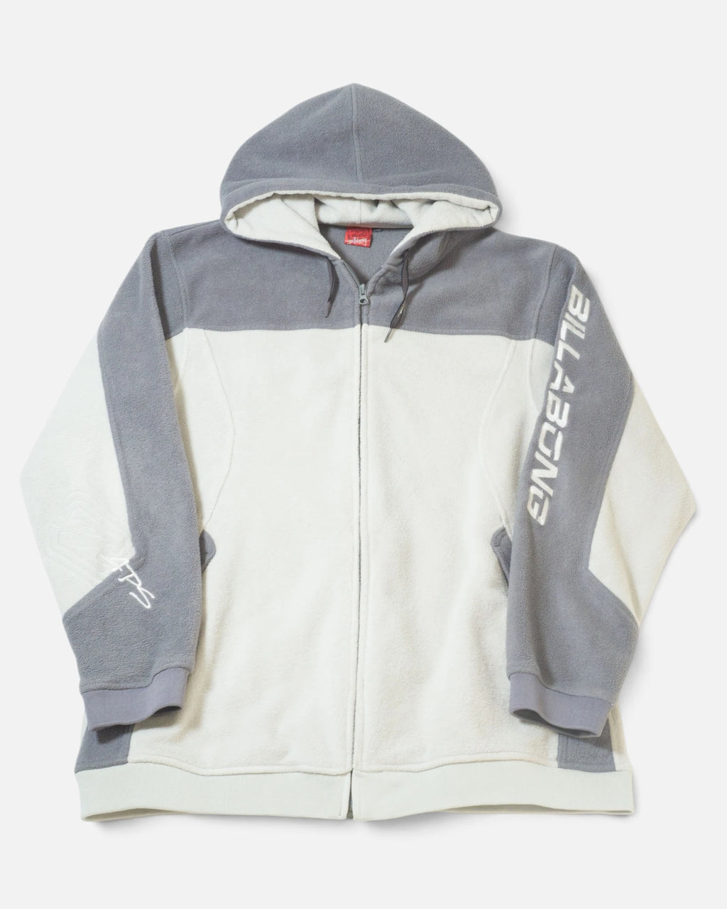Chaqueta Polar Billabong Gris Vintage 00s — Talla XL