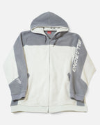 Chaqueta Polar Billabong Gris Vintage 00s — Talla XL