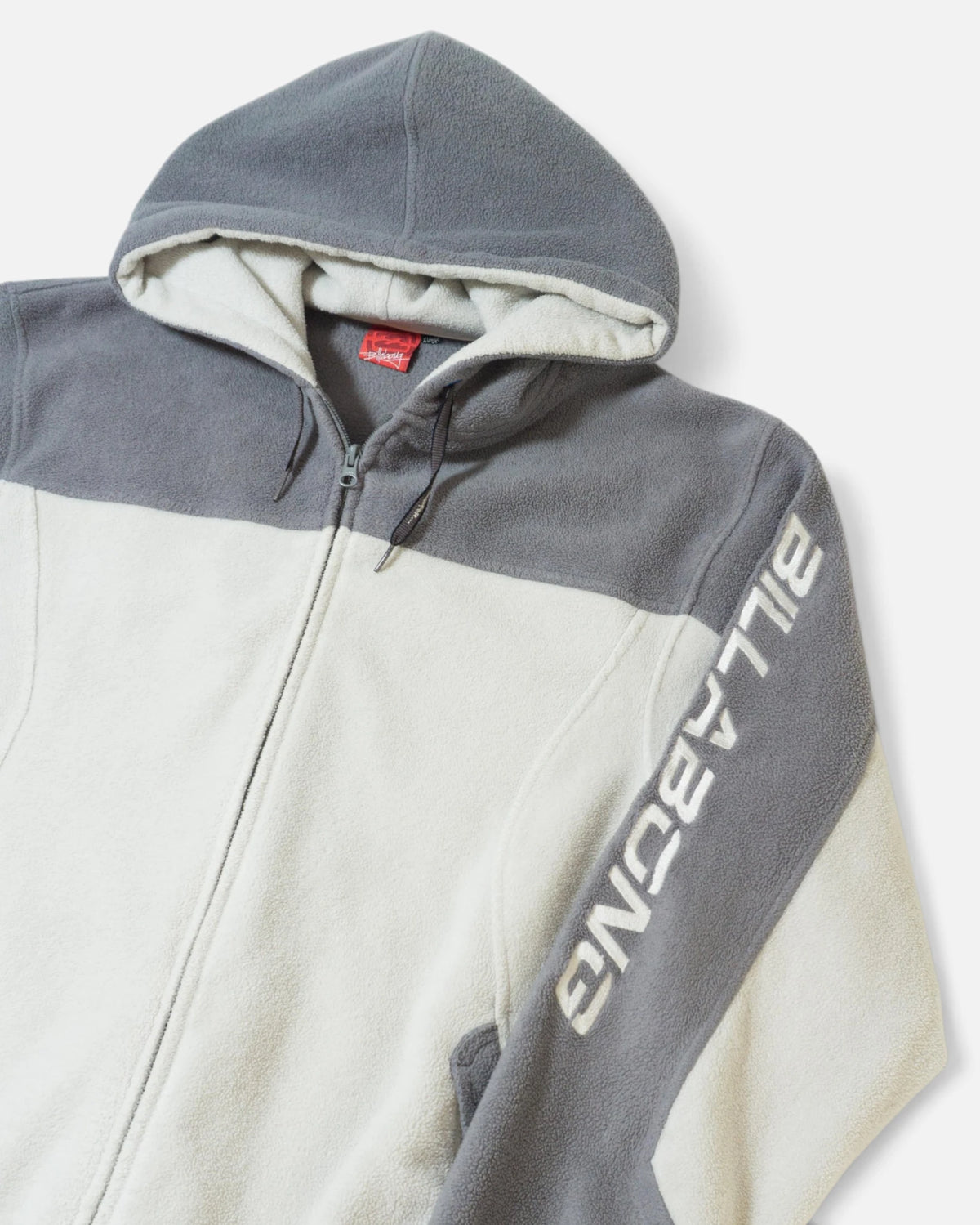 Chaqueta Polar Billabong Gris Vintage 00s — Talla XL
