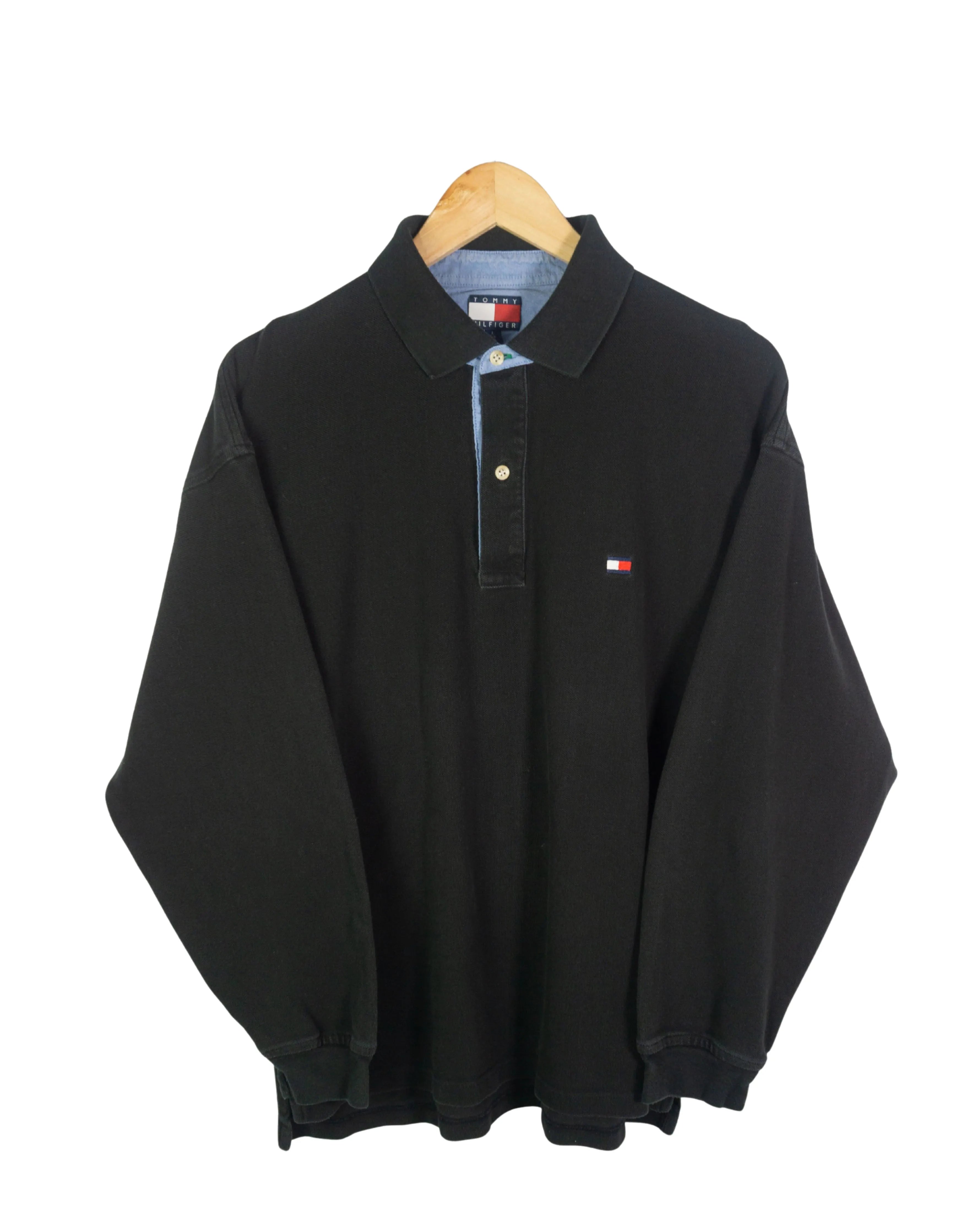 Polo manga marga Tommy Hilfiger vintage L