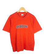 Camiseta Adidas Logo Roja Vintage 90s — Talla M