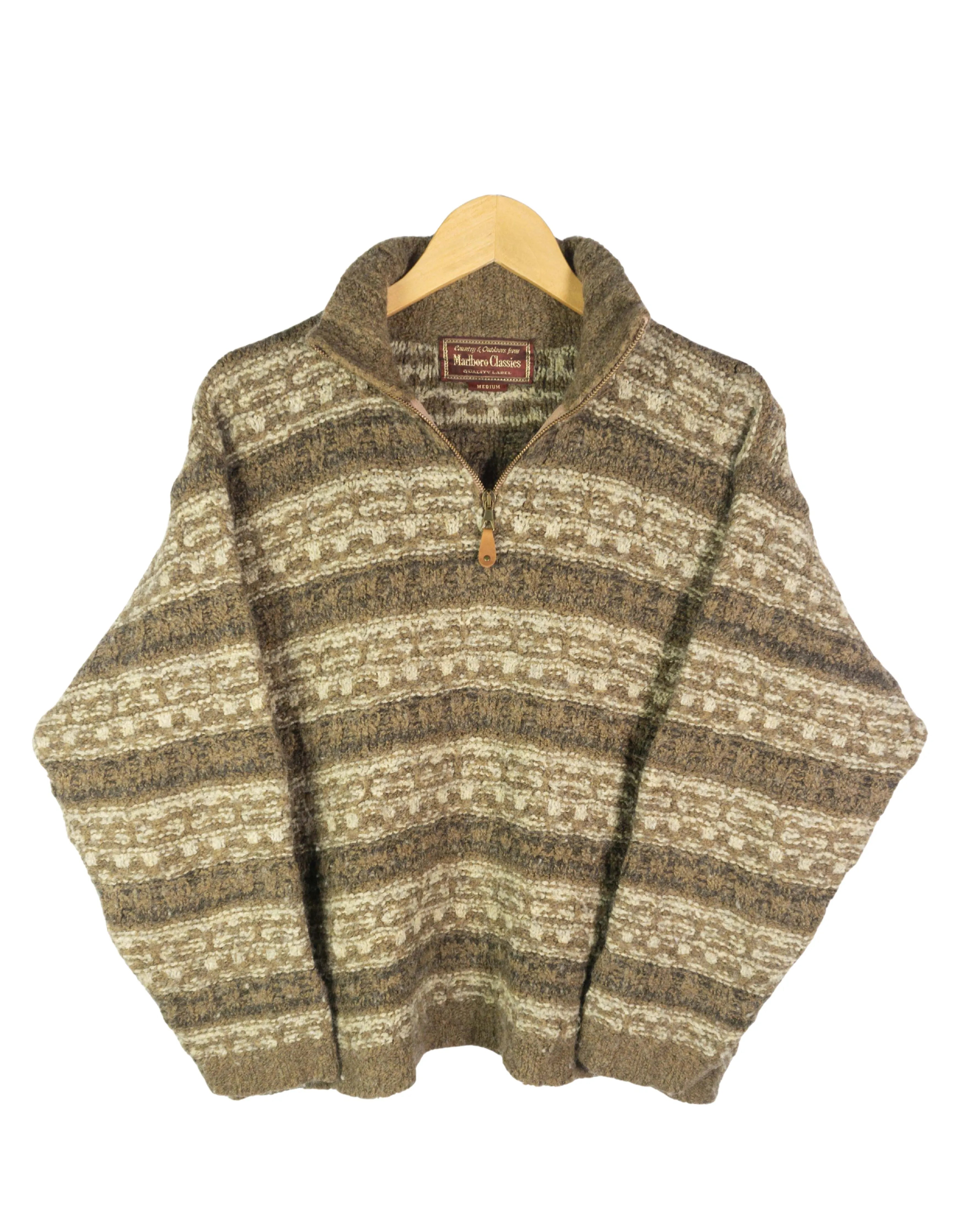 Jersey 1/4 zip Marlboro vintage 00s S