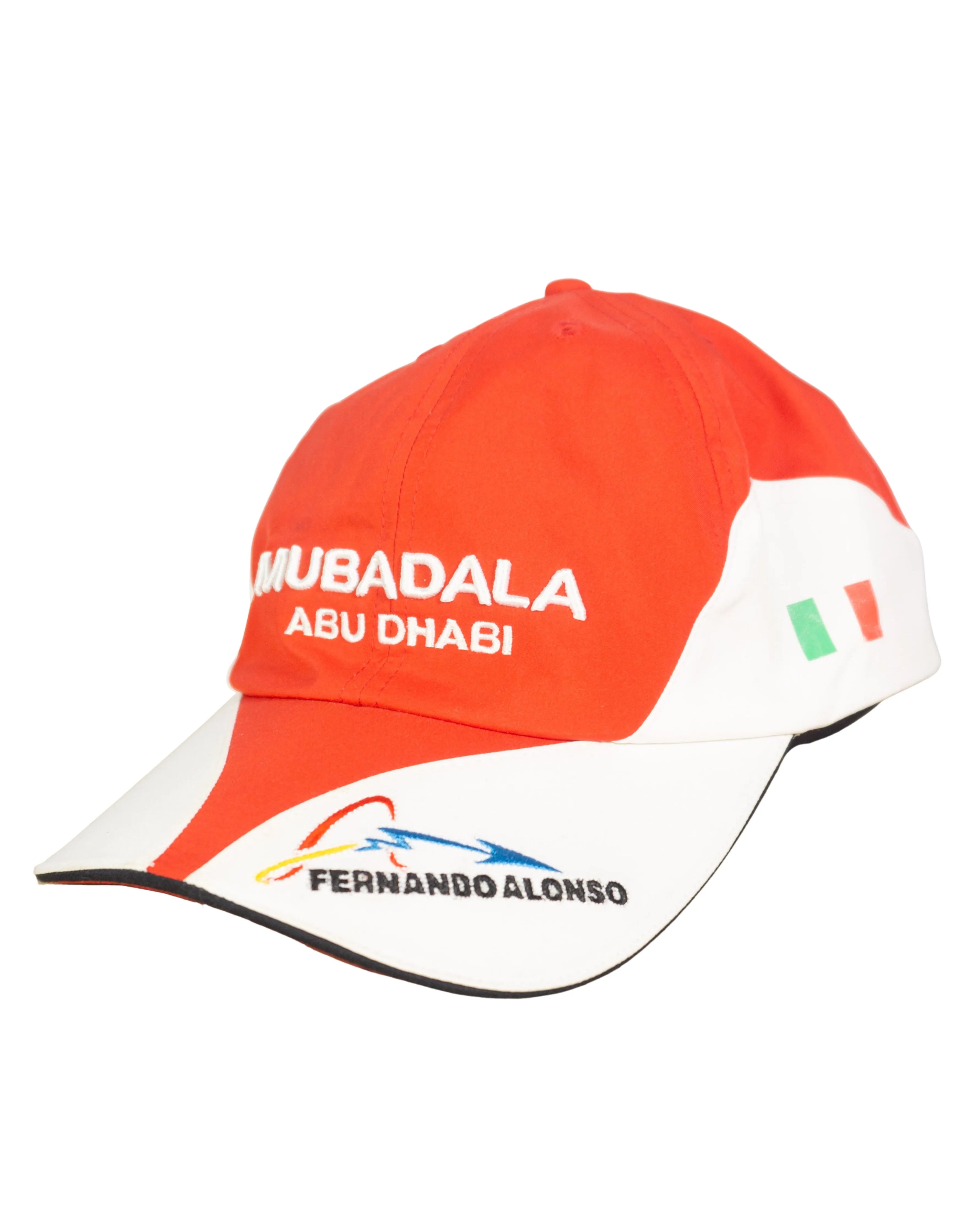 Gorra Fernando Alonso Ferrari Mubadala Roja — Talla M