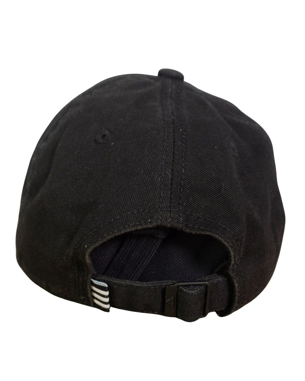 Gorra Adidas Negra 3 Rayas Bordadas — Talla S
