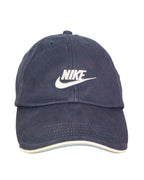 Gorra Nike Azul Marino Logo Bordado Vintage 00s — Talla S