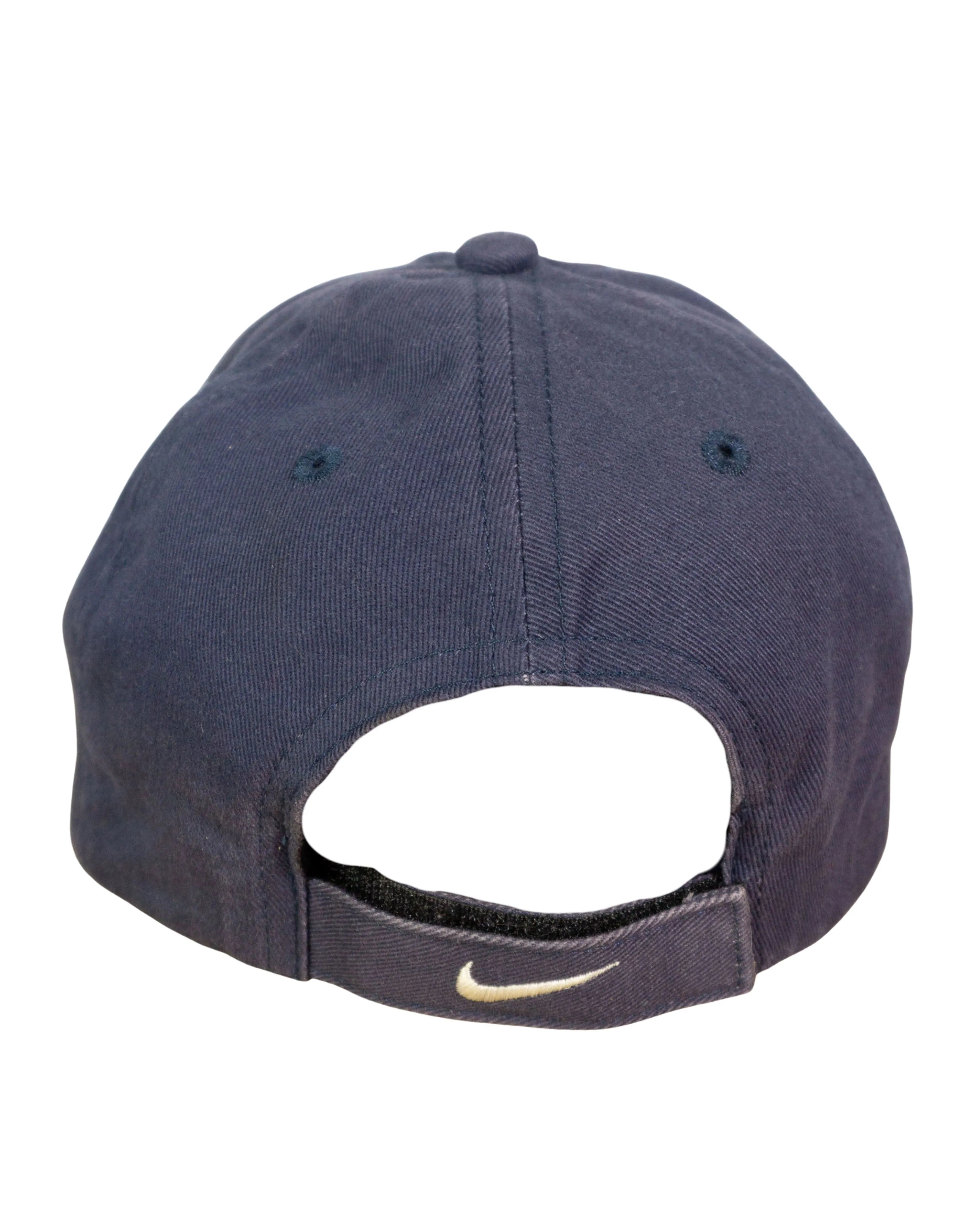Gorra Nike Azul Marino Logo Bordado Vintage 00s — Talla S