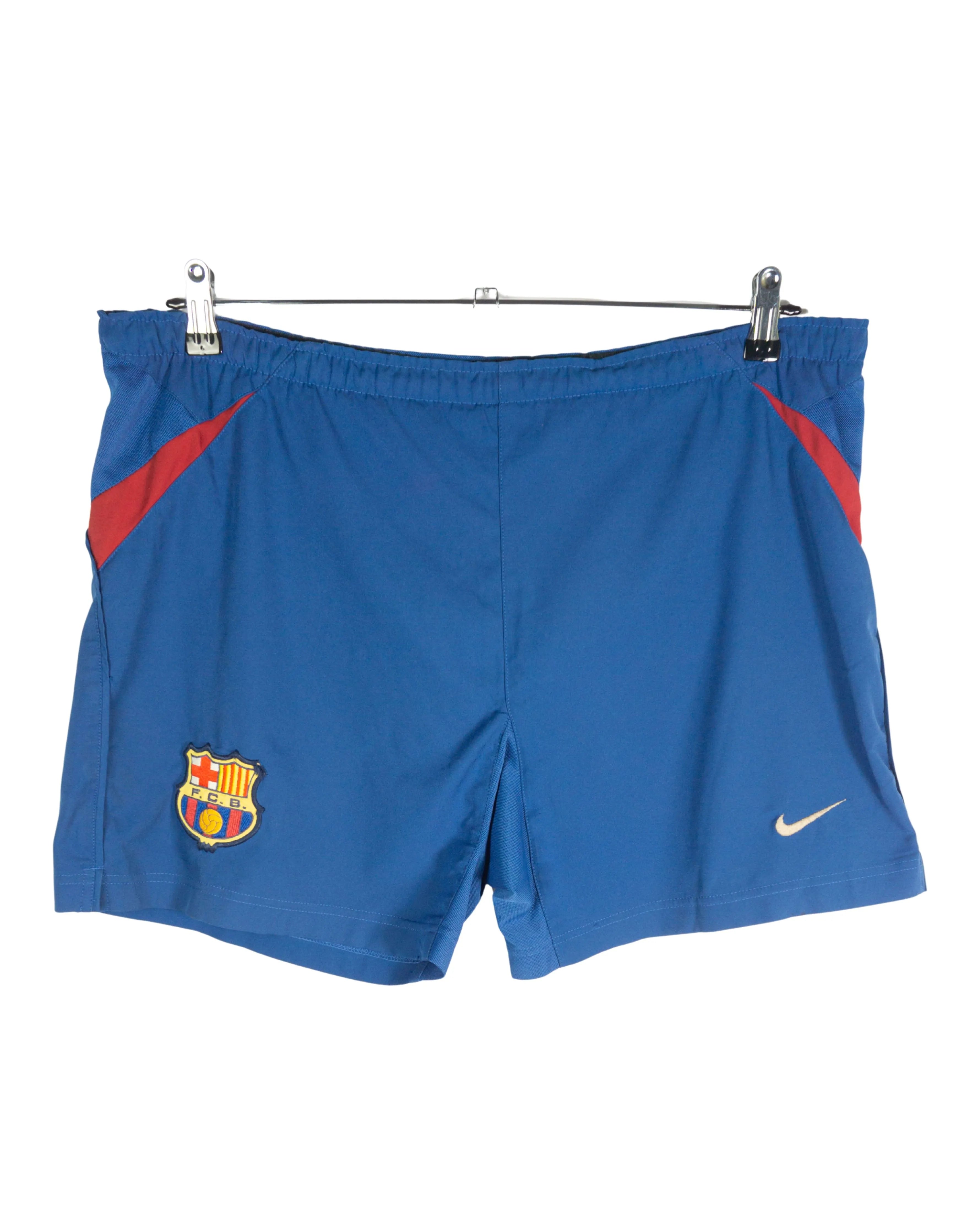 Short Nike FC Barcelona Azul Vintage 00s — Talla M