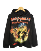Sudadera Iron Maiden Number Beast Negra Vintage 90s — Talla M
