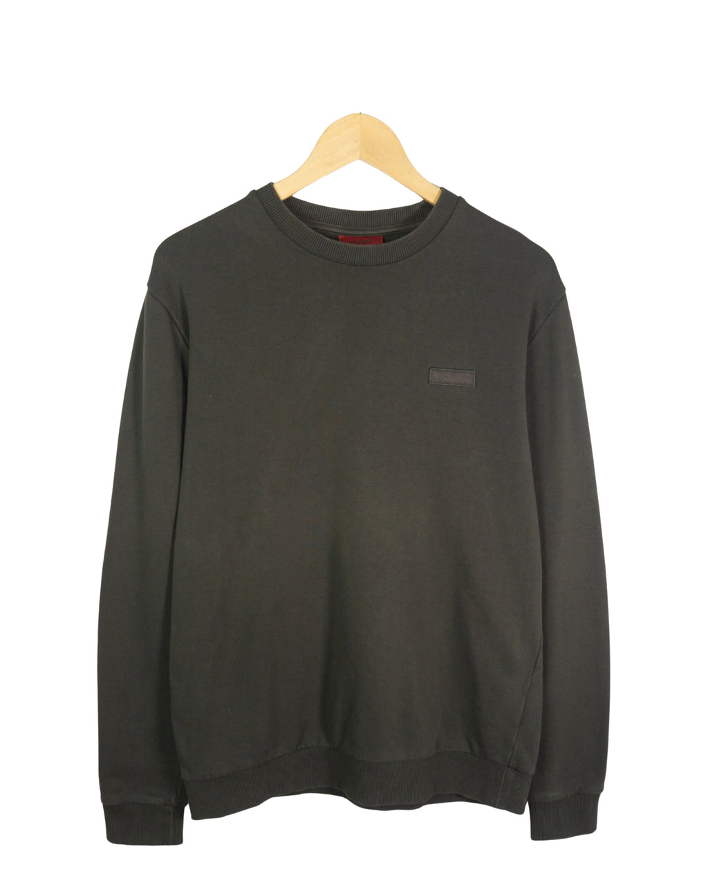 Sudadera Hugo Boss Crew Neck Verde — Talla L