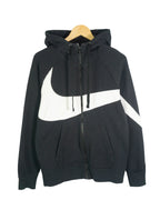 Sudadera con cremallera Nike negro/blanco M