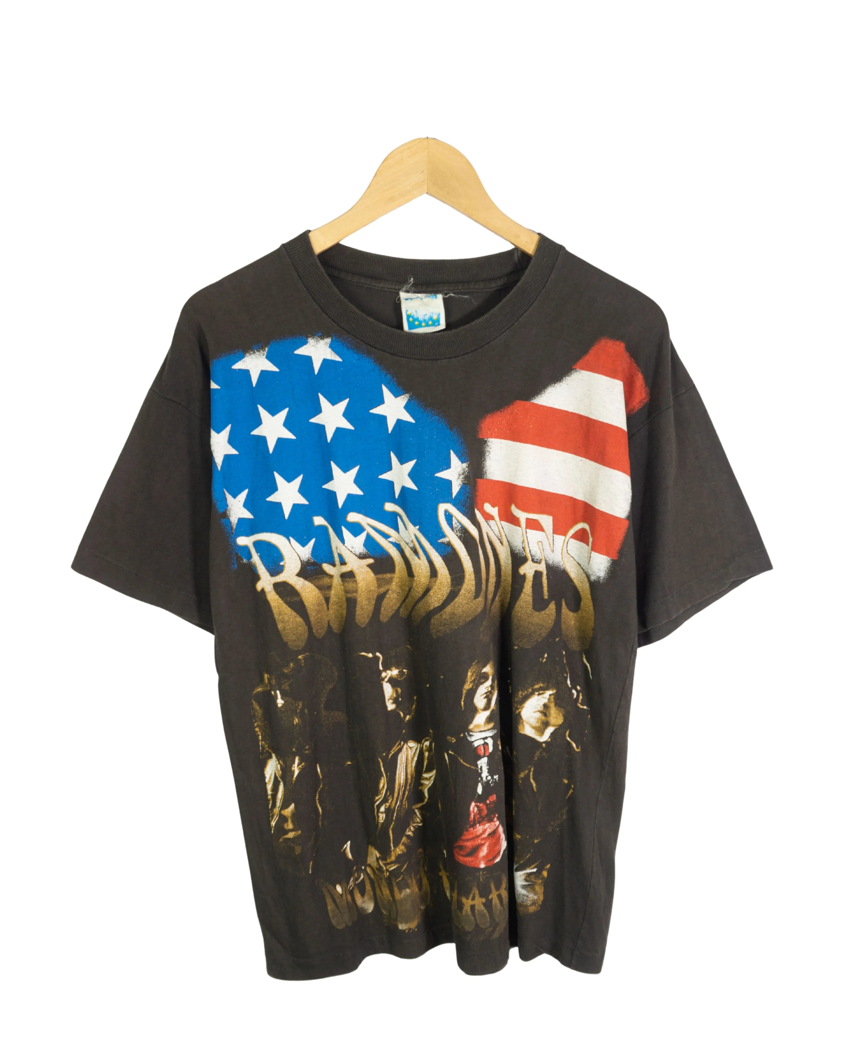 Camiseta Ramones Mondo Bizarro Negro Vintage 1992 — Talla M