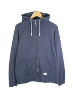 Sudadera con cremallera Nike azul oscuro L