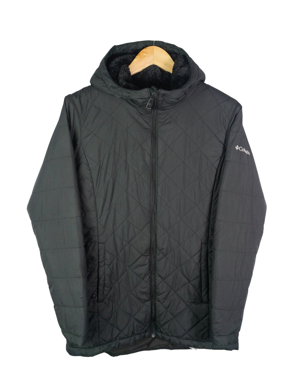 Abrigo acolchado mujer Columbia negro M