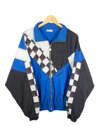 Chaqueta Killtec Azul Rombos Vintage 90s — Talla XL