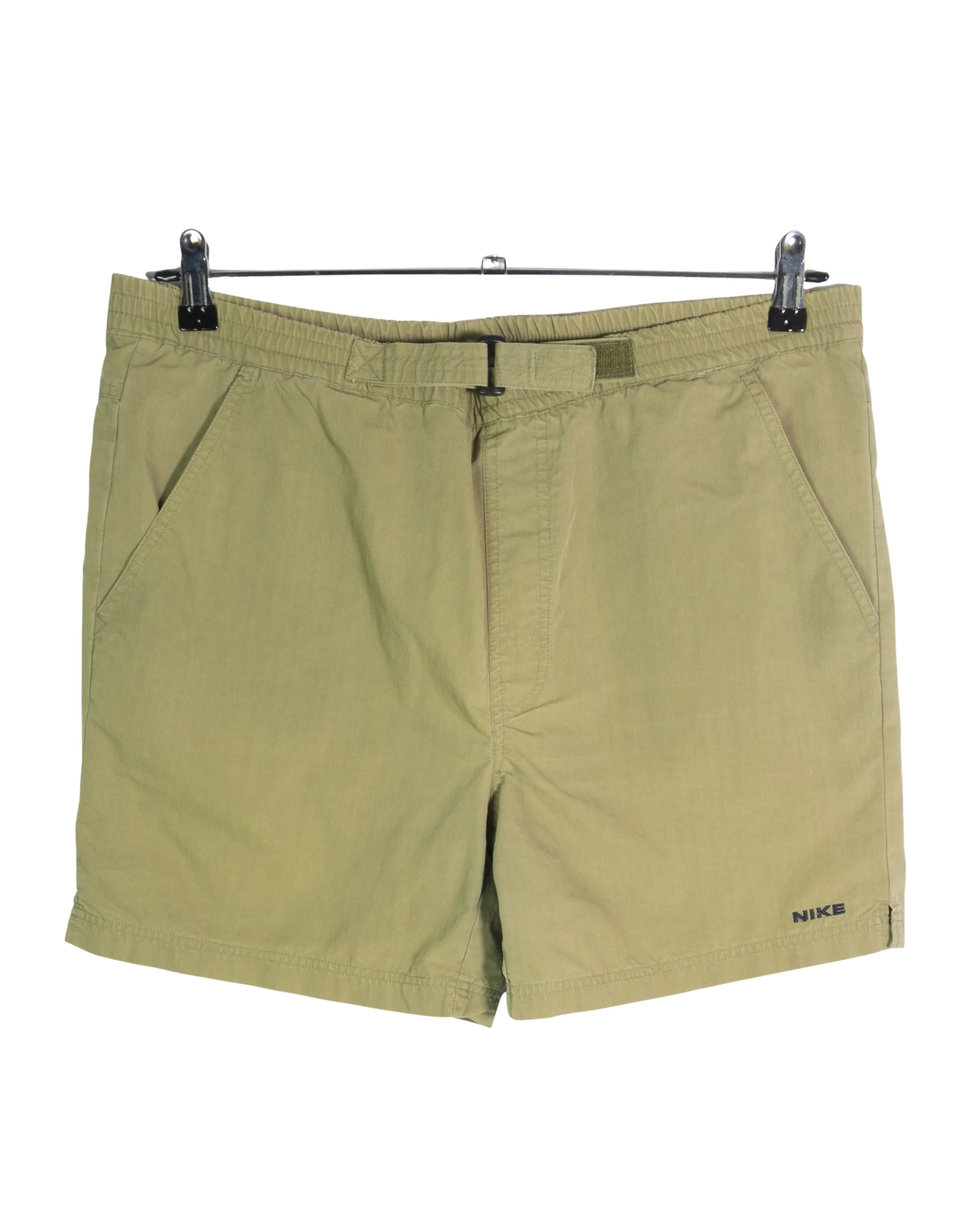 Pantalón Corto Nike Caqui Vintage 90s — Talla M