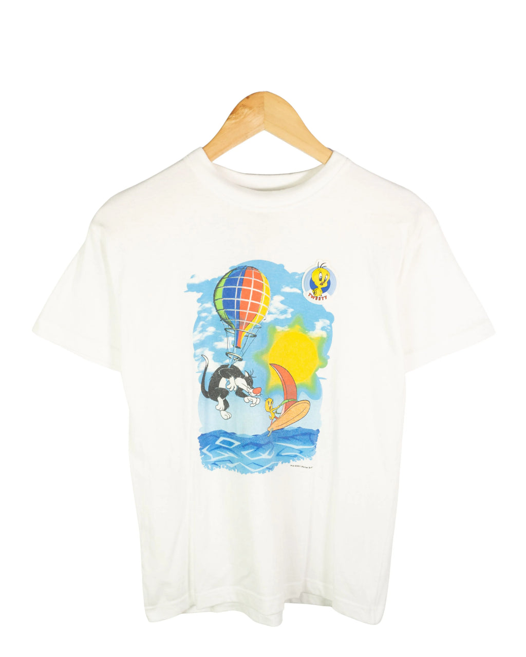 Camiseta Looney tunes vintage 2001 blanca XS