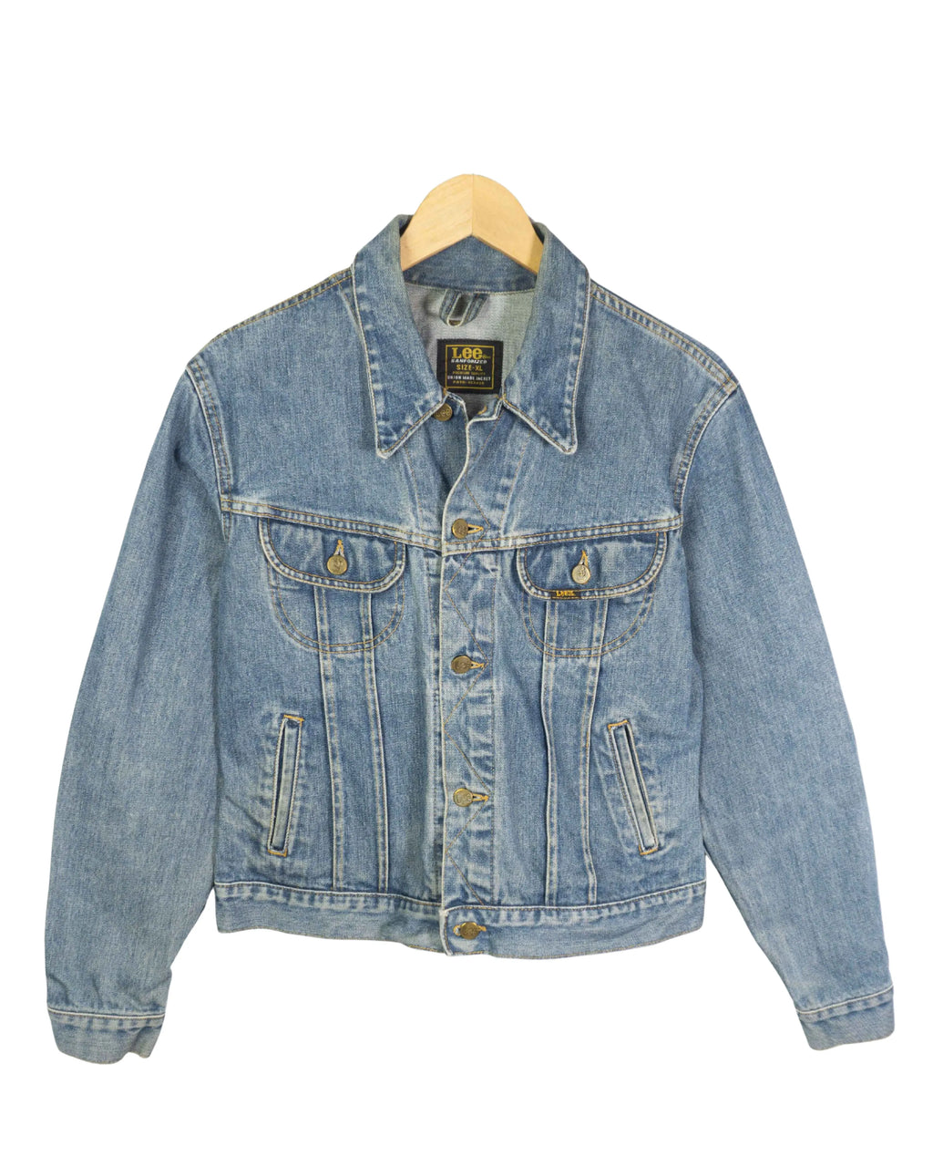 Chaqueta Lee  Azul Denim Vintage 90s mujer — Talla XL