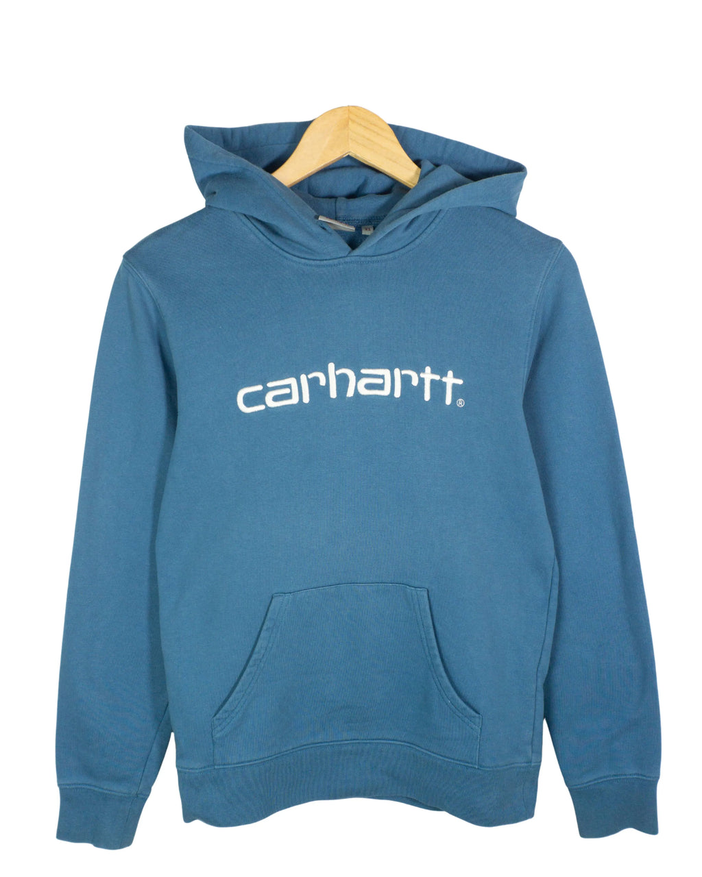 Sudadera Carhartt Logo Bordado Azul  — Talla XS