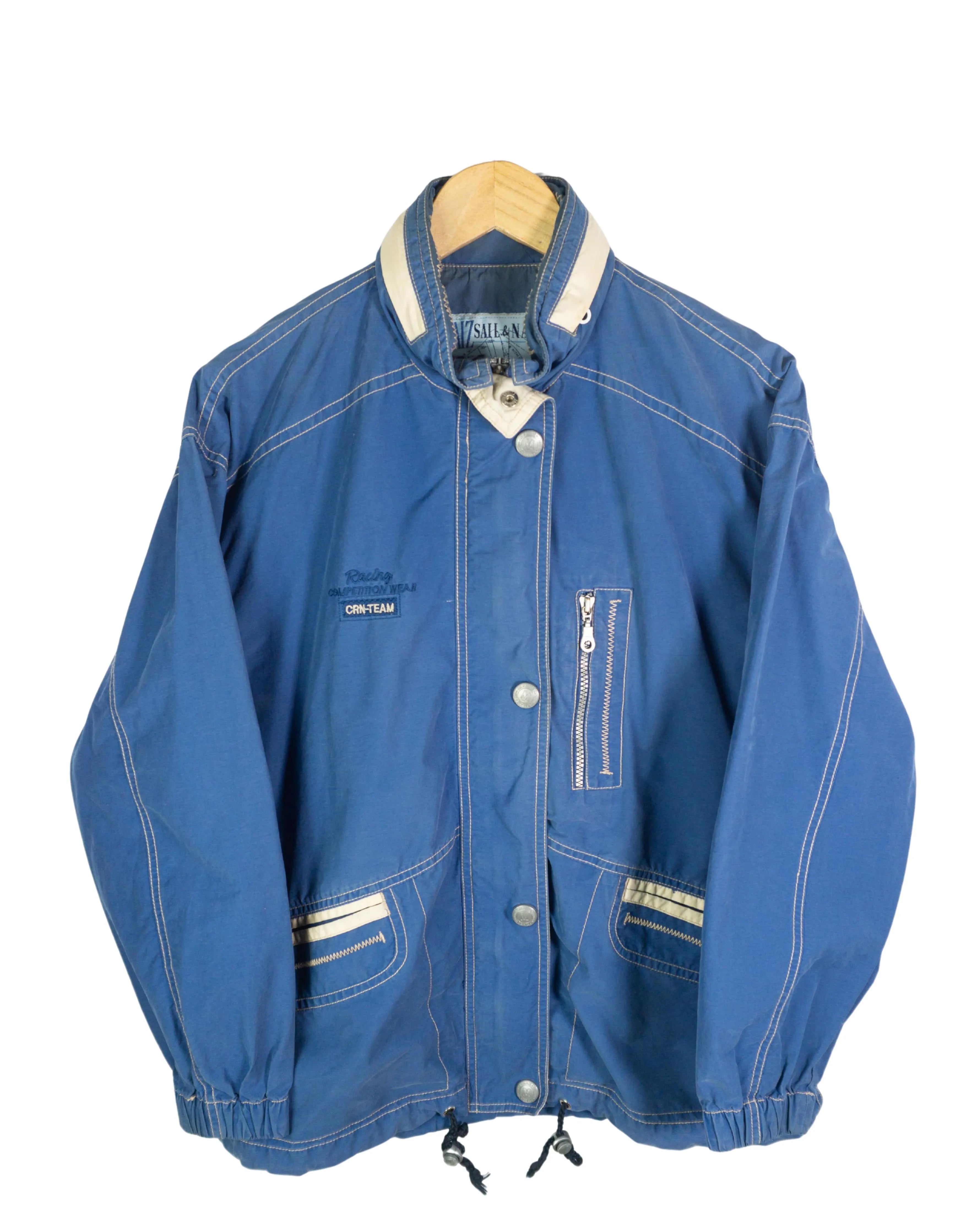 Chaqueta fina vintage 90s azul S