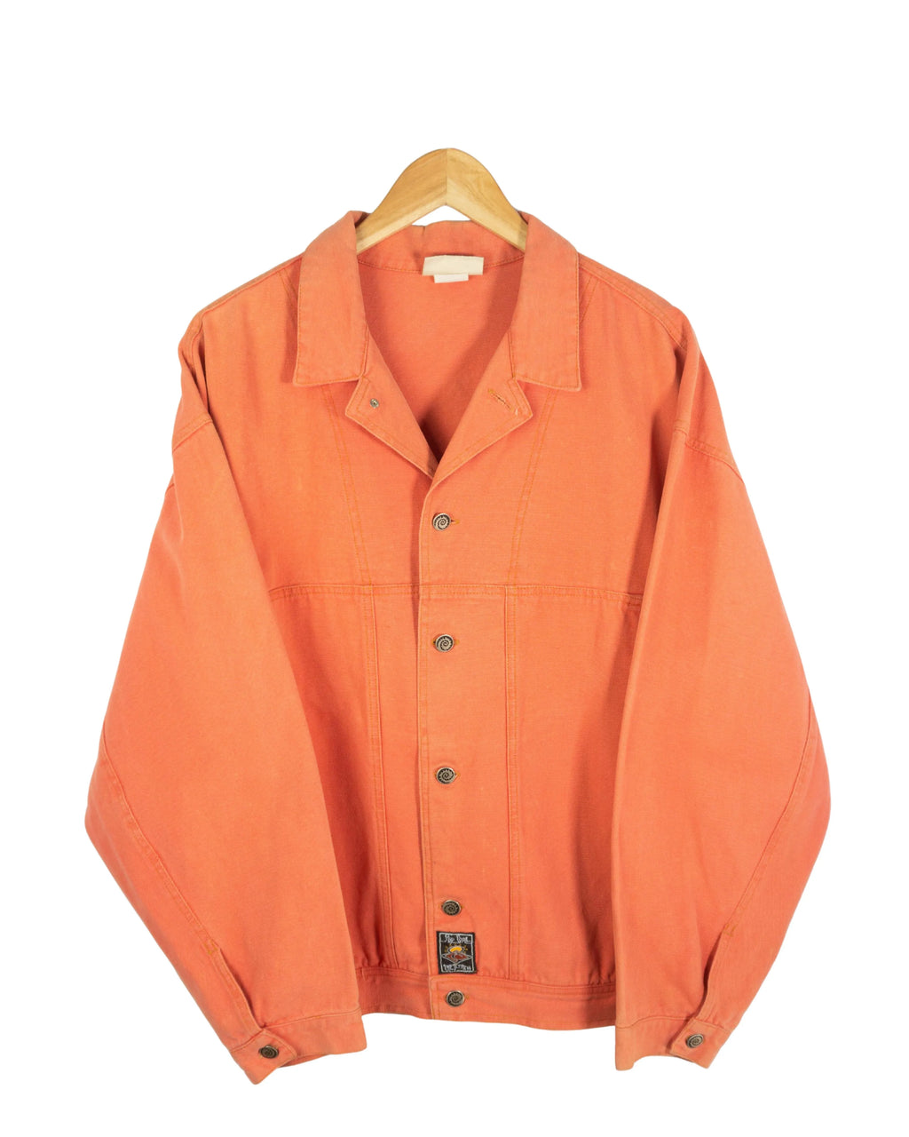 Chaqueta vaquera Rip Curl vintage 90s naranja L
