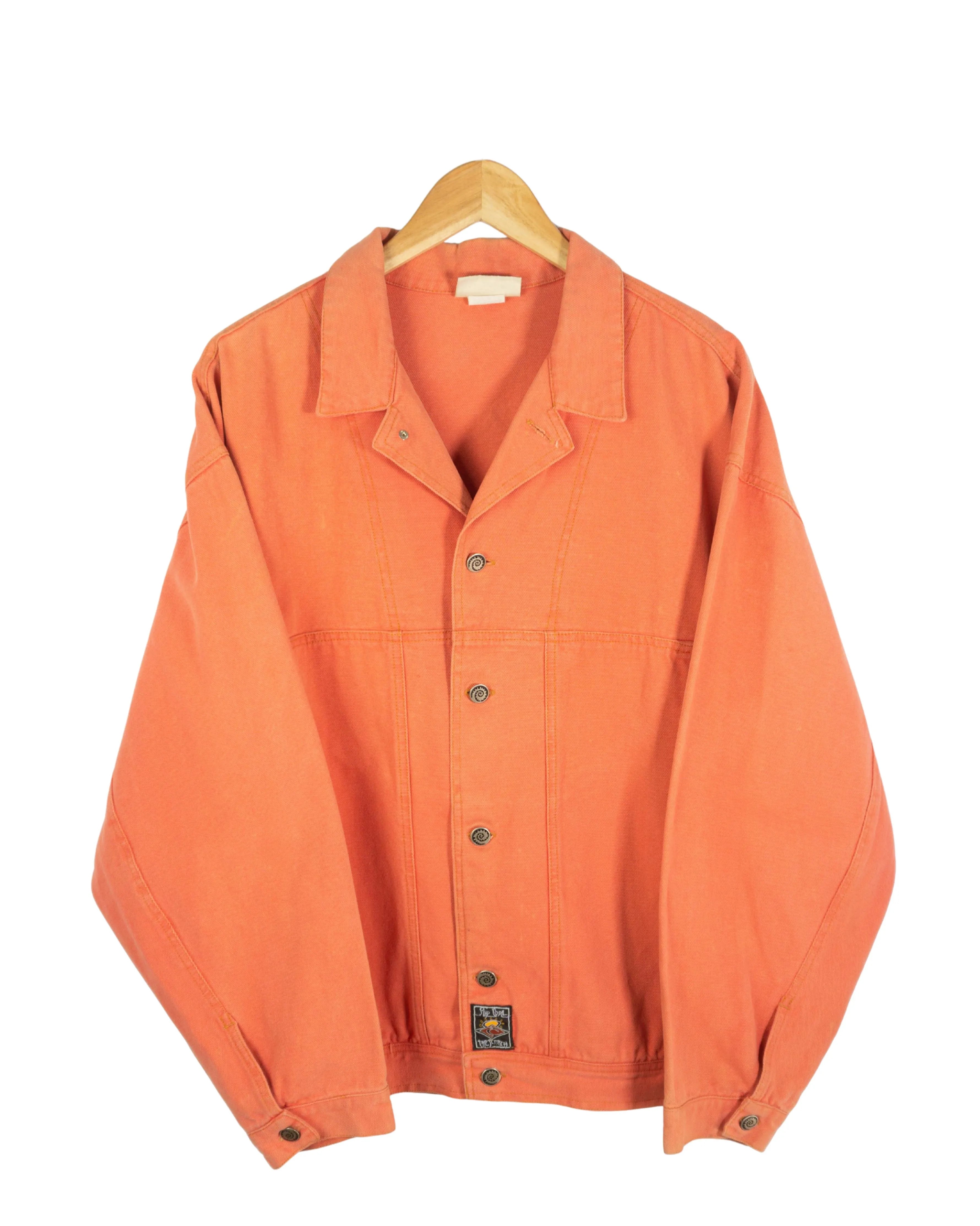 Chaqueta vaquera Rip Curl vintage 90s naranja L