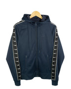 Sudadera Nike Taped Swoosh Azul Marino Cremallera — Talla M
