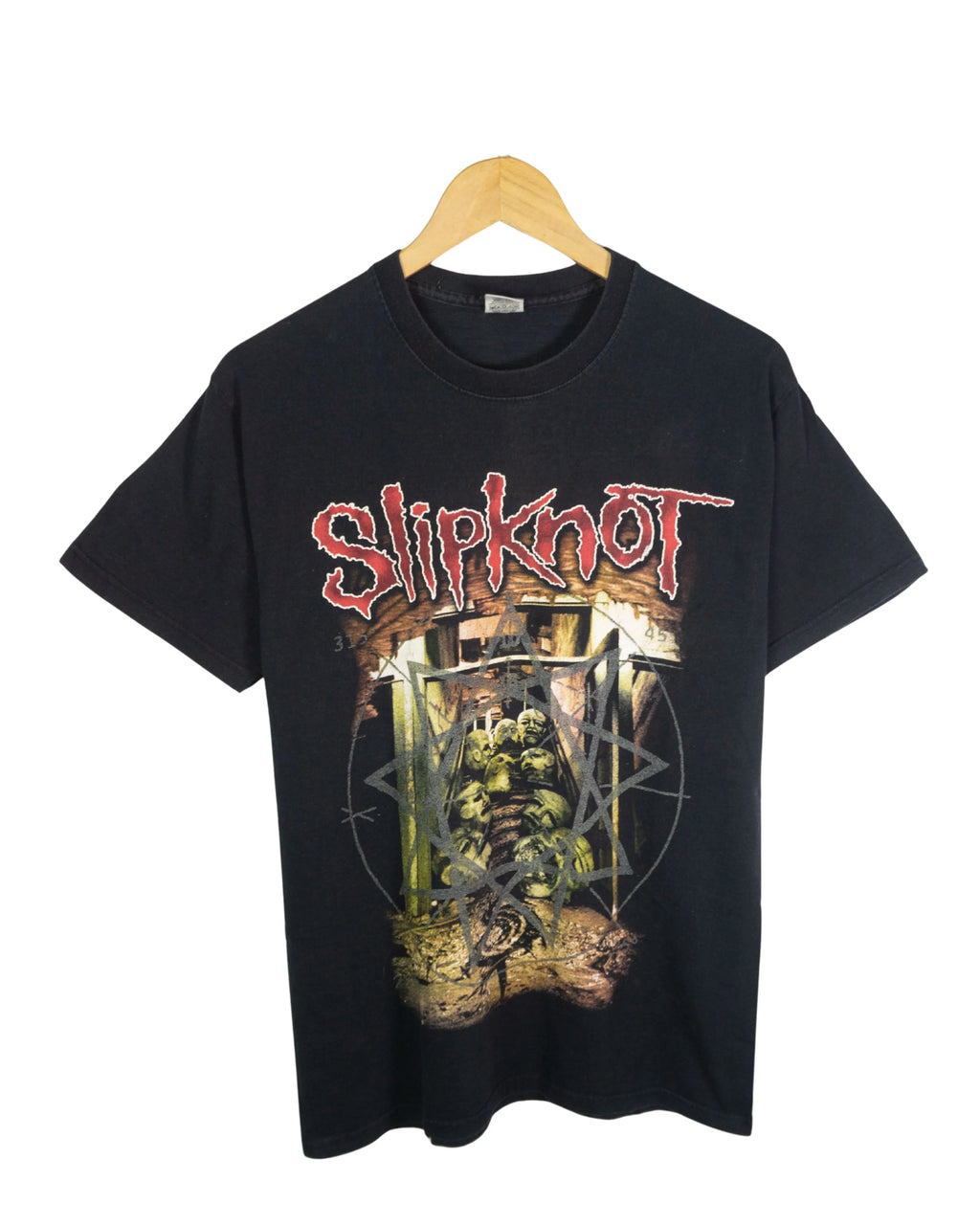 Camiseta Slipknot Iowa Negra Vintage 00s — Talla S