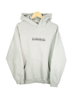 Sudadera Napapijri Geographic Gris Vintage 00s — Talla XL
