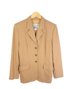 Blazer Burberrys Beige Vintage 90s Mujer — Talla M