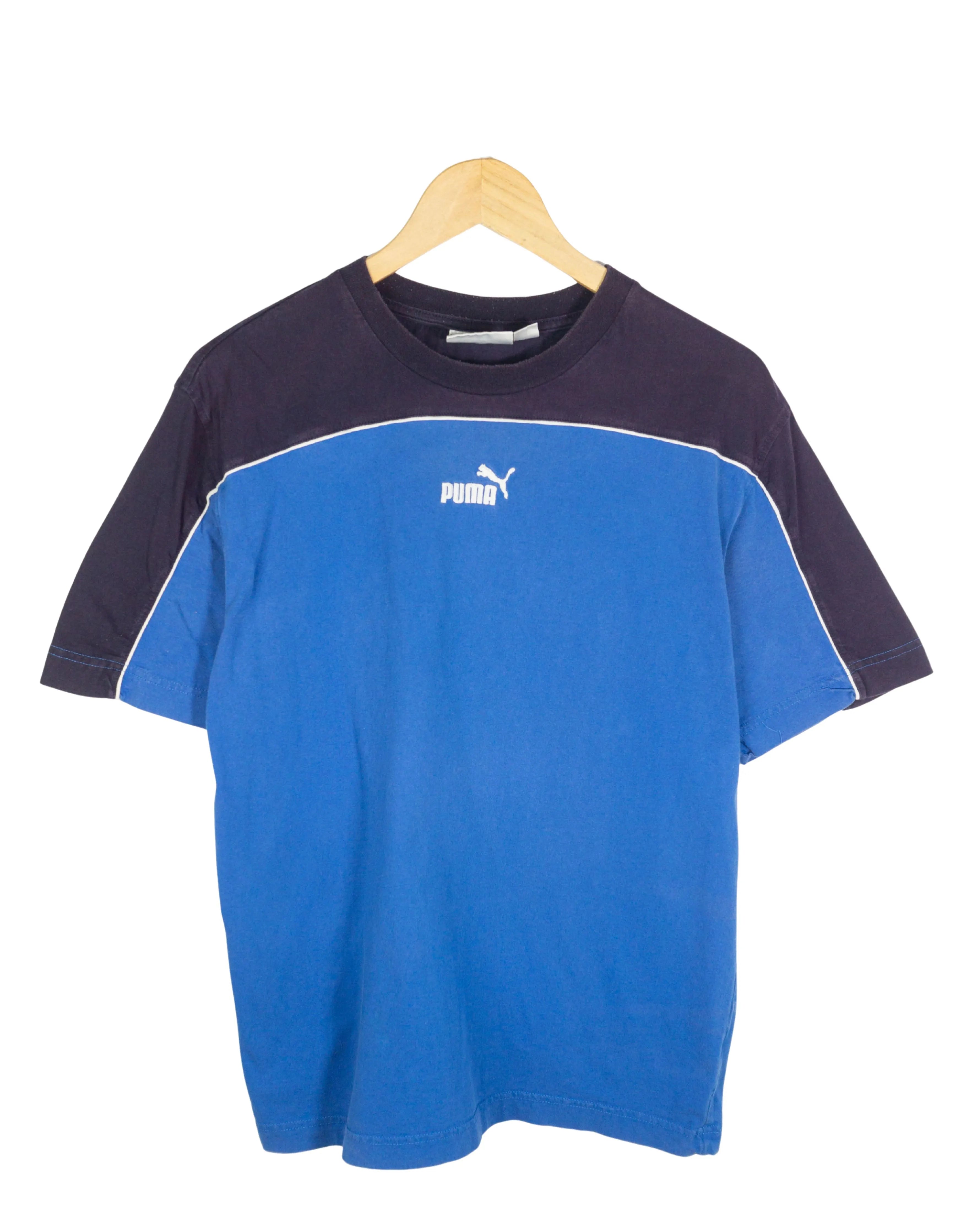 Camiseta manga corta Puma vintage 00s negro/azul M