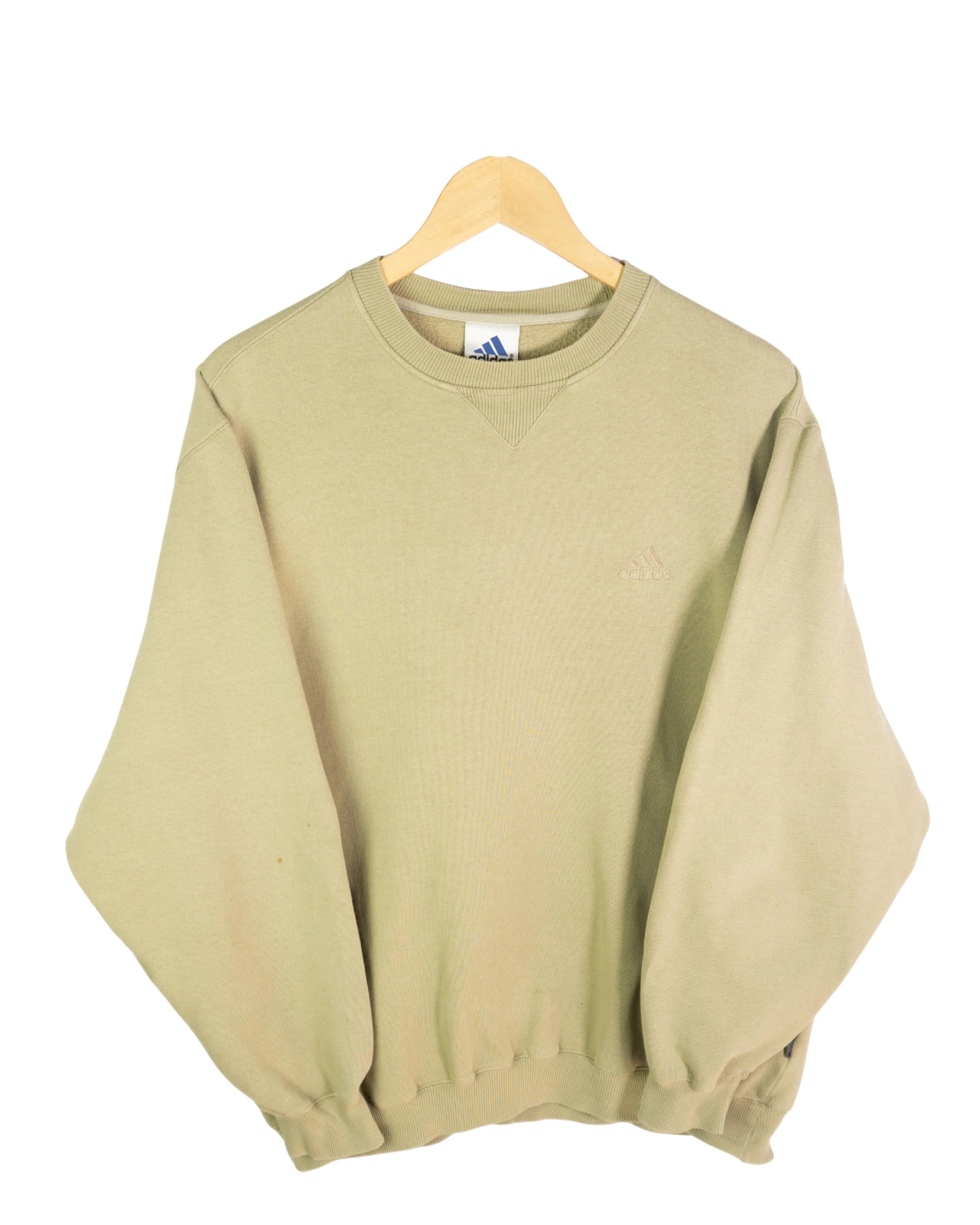 Sudadera Adidas vintage 00s marrón claro M oversize