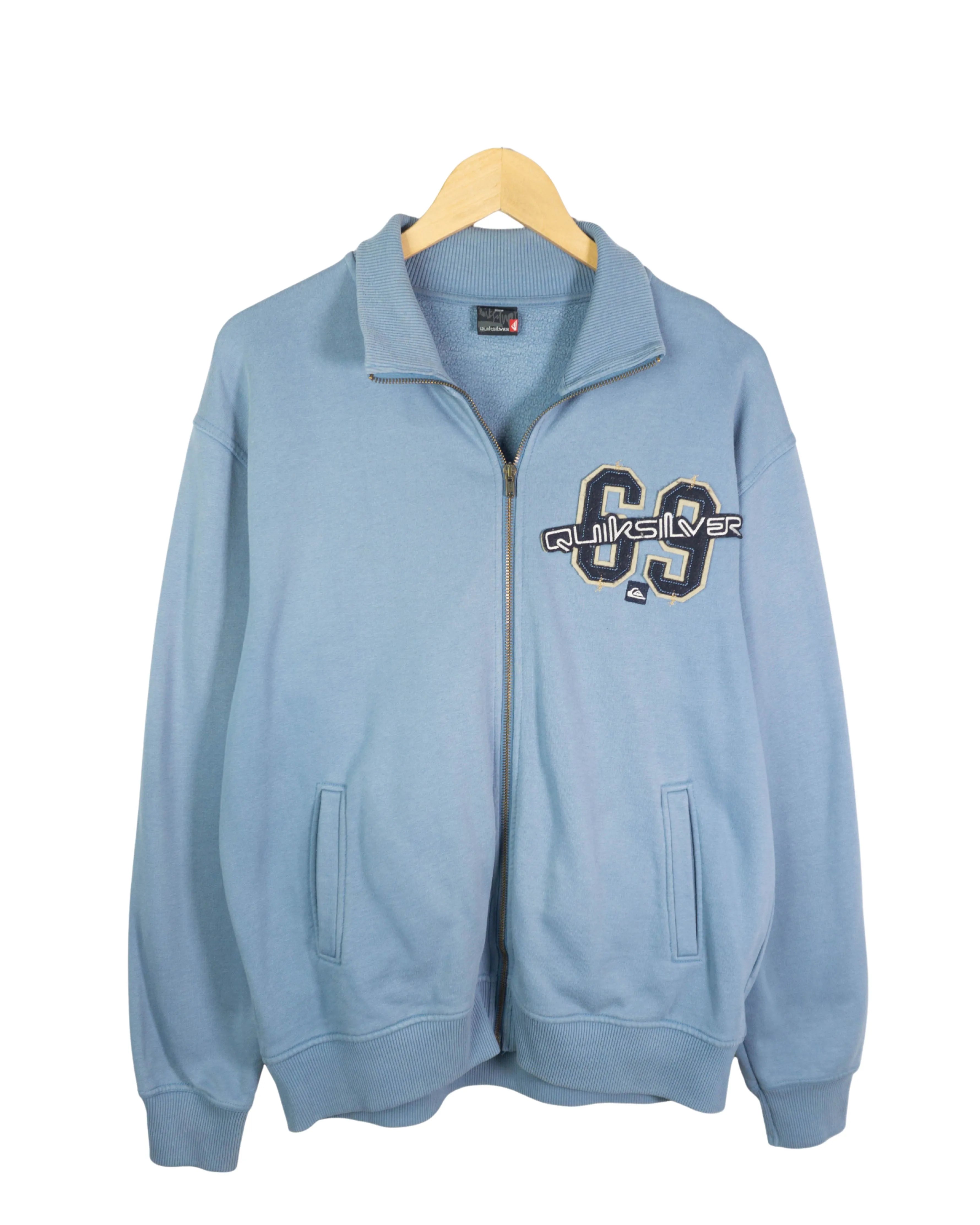 Sudadera Quiksilver Azul Vintage 00s — Talla XL