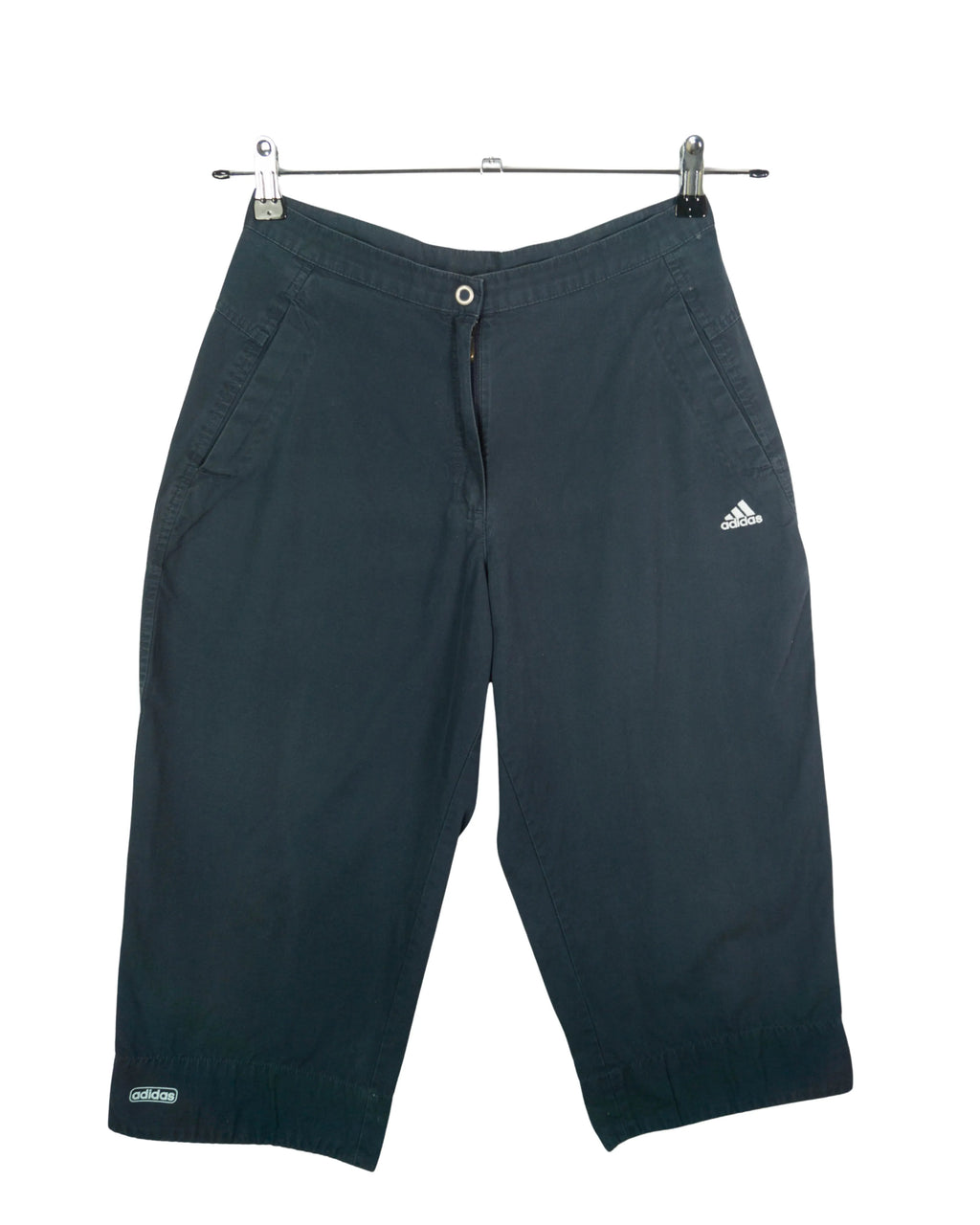 Pantalón Pirata Adidas Azul Marino Vintage 00s — Talla S