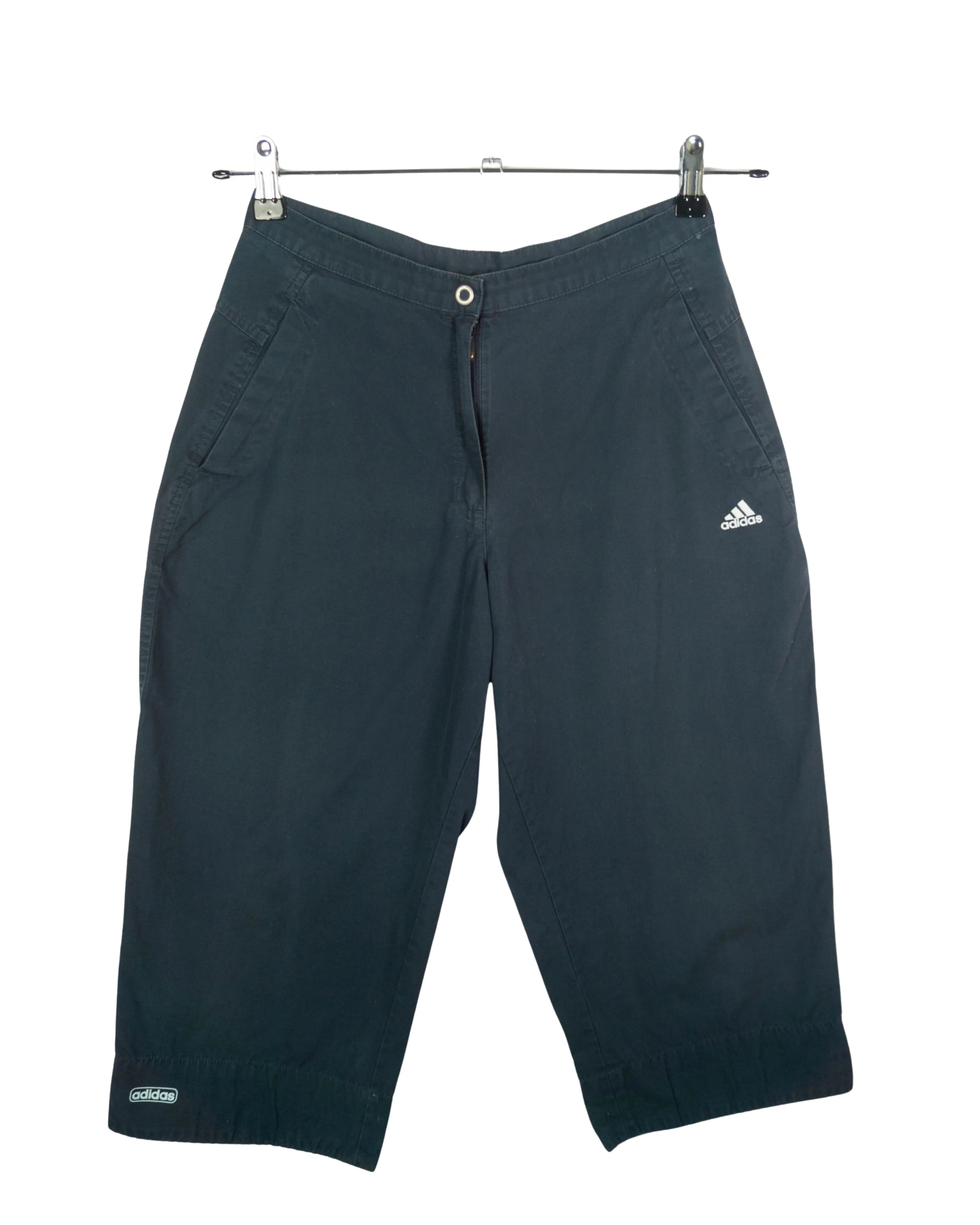 Pantalón Pirata Adidas Azul Marino Vintage 00s — Talla S