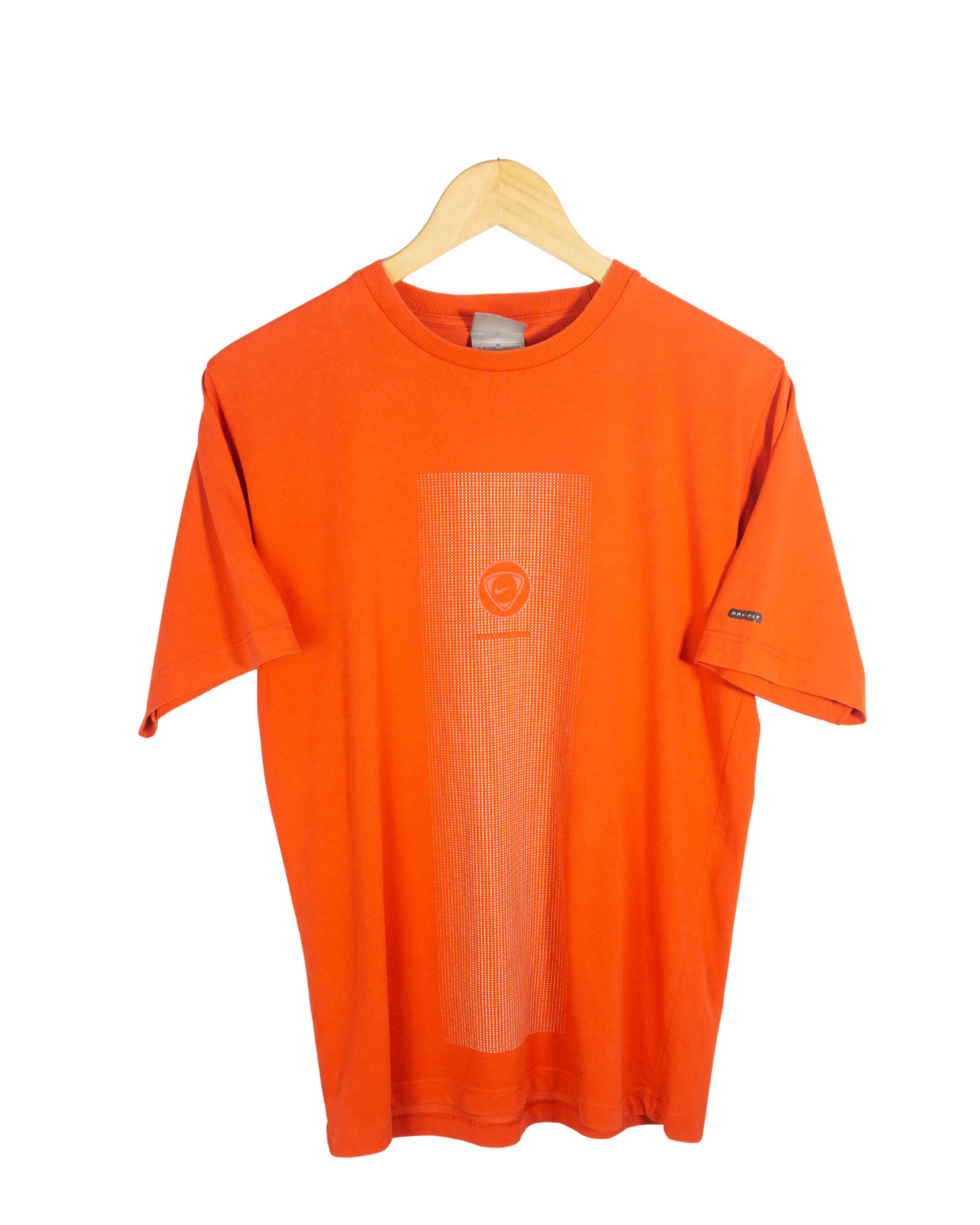 Camiseta Nike Dri-Fit Total 90 Naranja Vintage 00s — Talla S