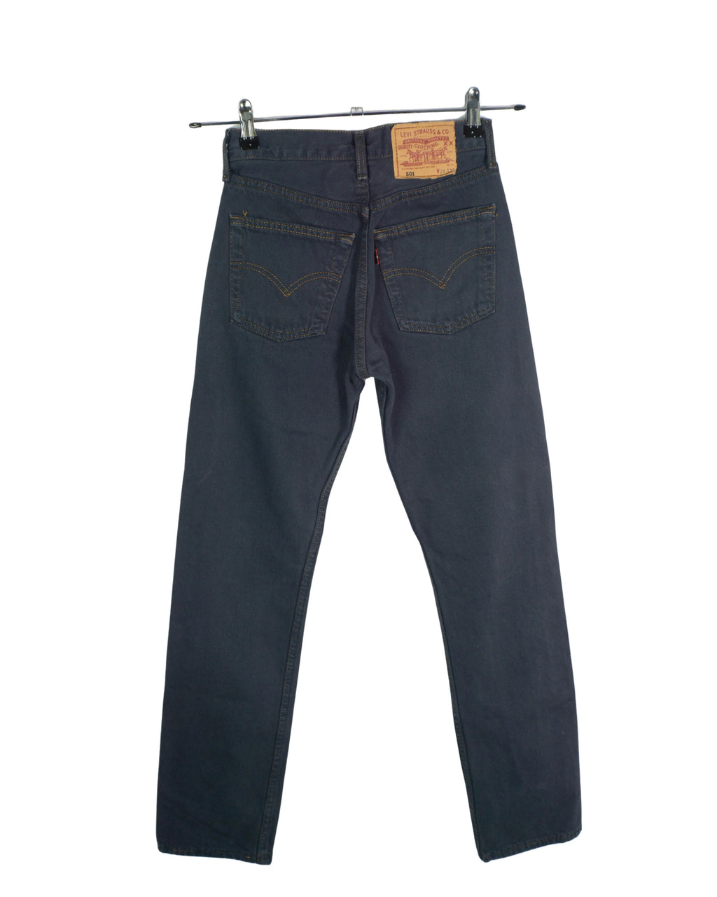 Jeans Levi's 501 Azul Oscuro Vintage — Talla W26
