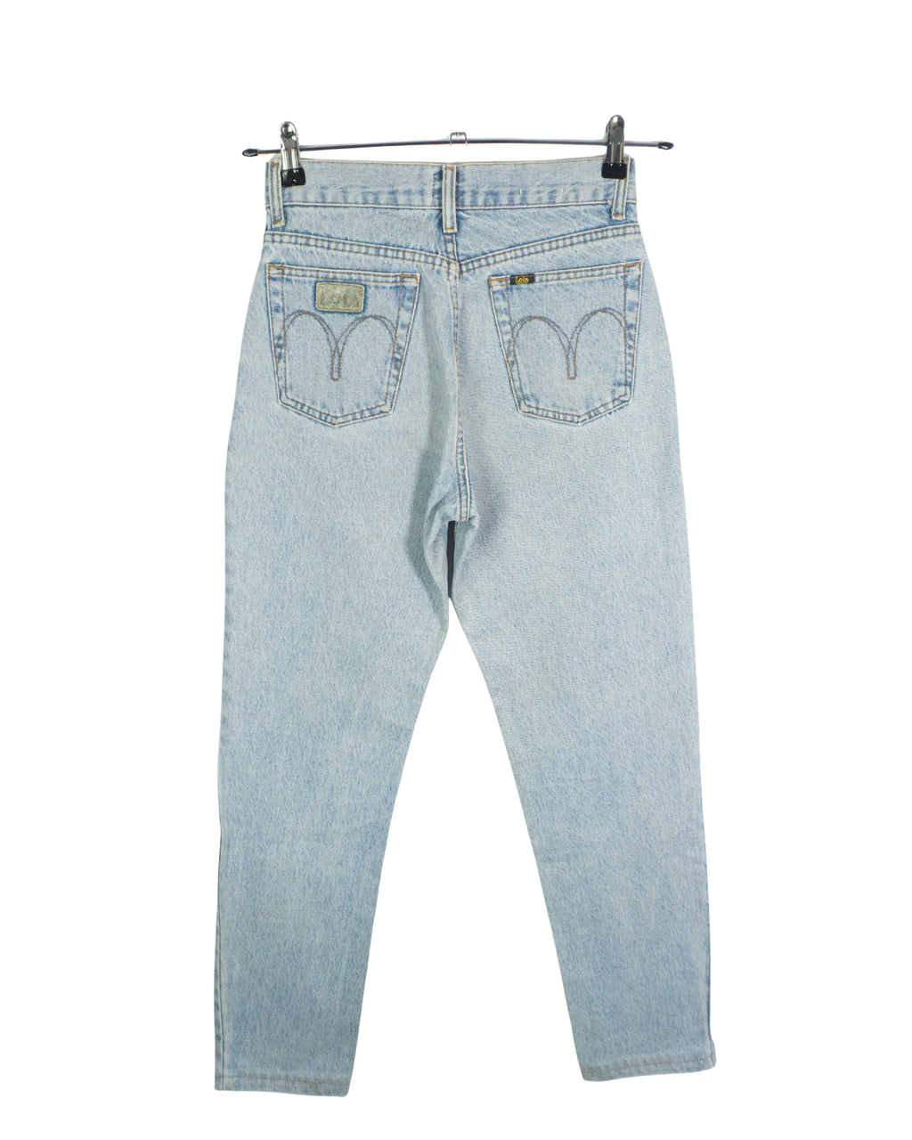 Jeans Lois Denim Claro Tiro Alto Vintage 90s — Talla 37