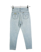Jeans Lois Denim Claro Tiro Alto Vintage 90s — Talla 37