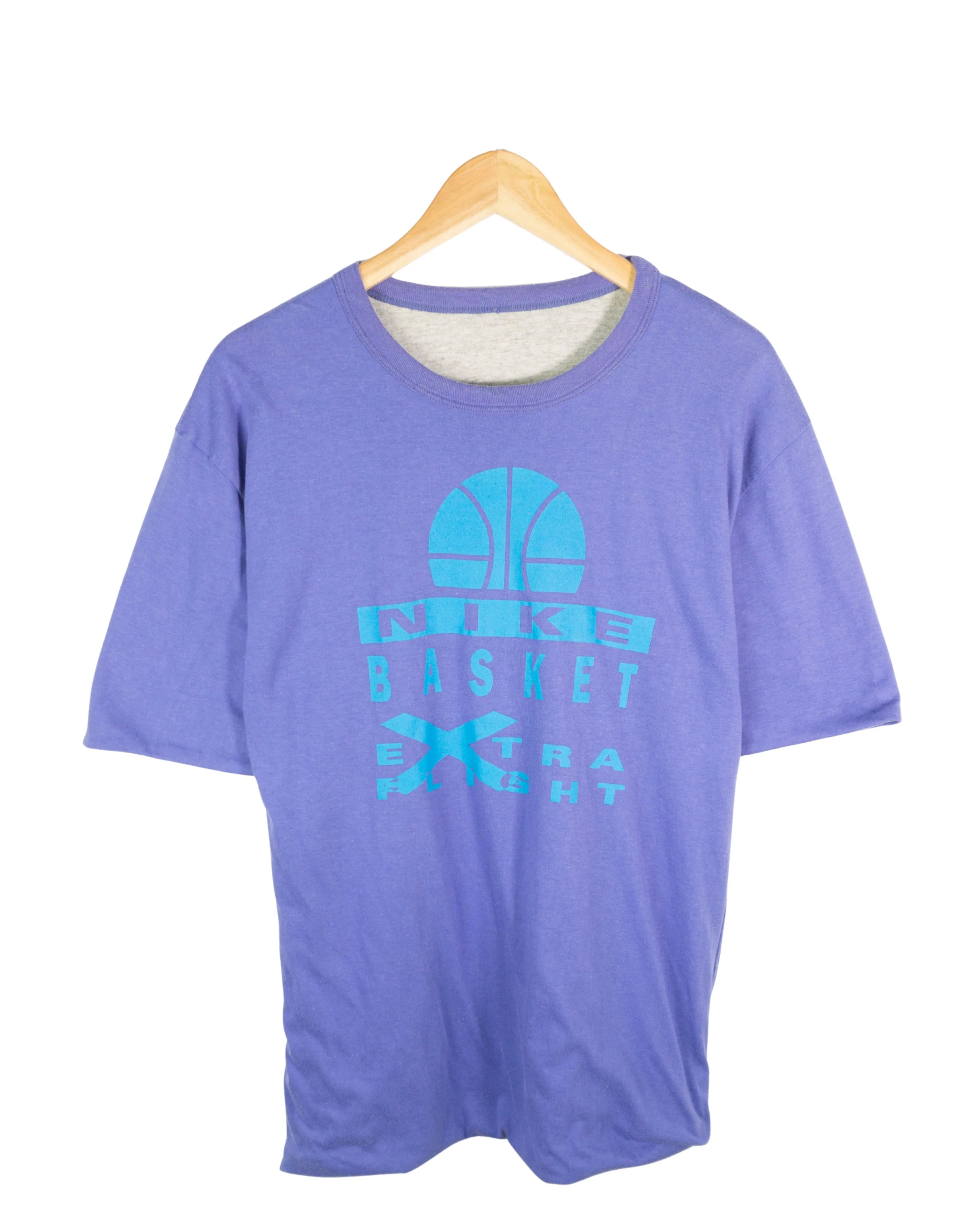 Camiseta reversible Nike vintage 90s gris/morado L