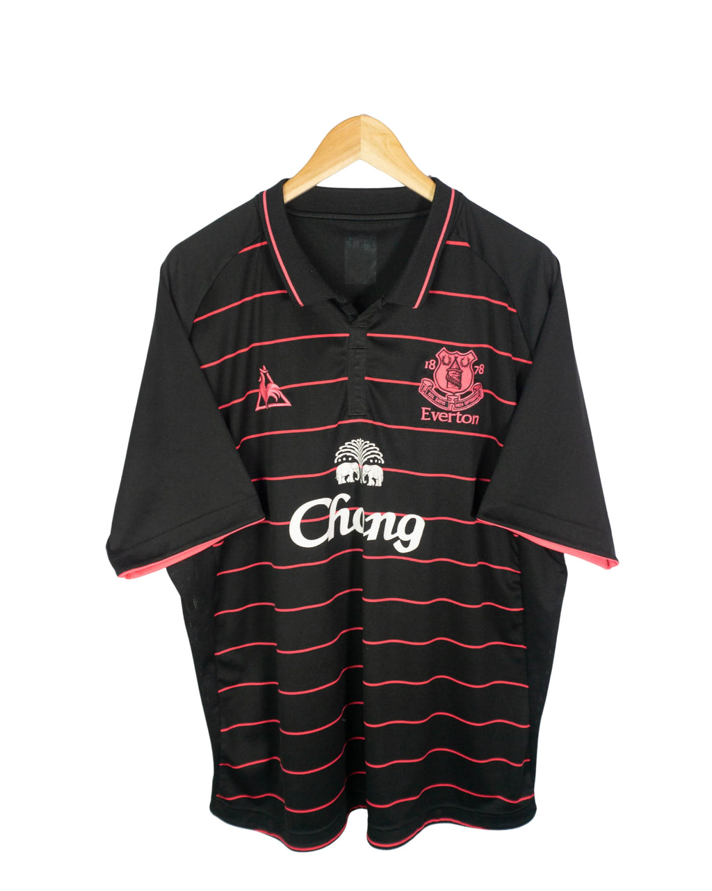 Camiseta Le Coq Sportif Everton 2009/10 negro XL