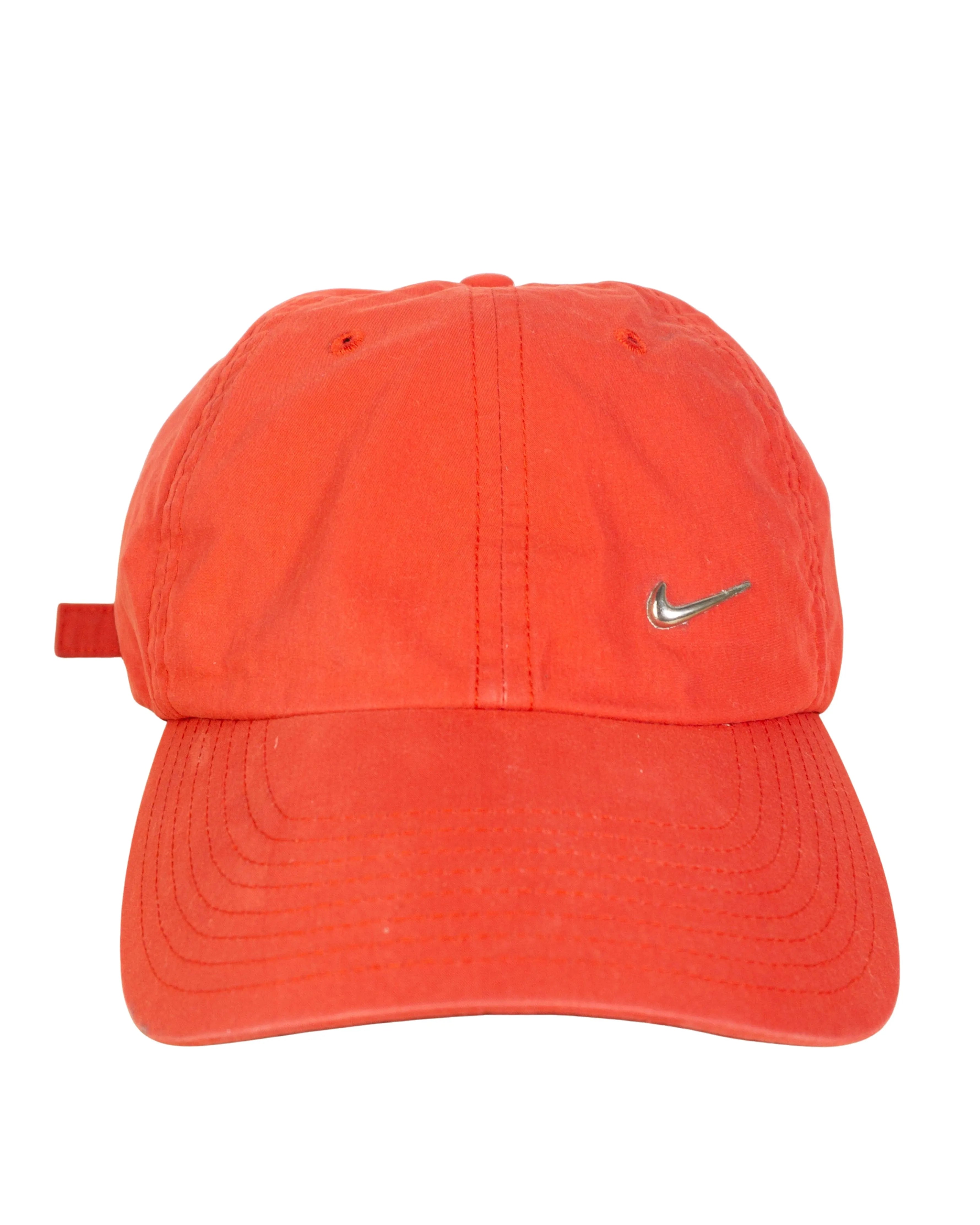 Gorra Nike Metal Swoosh Roja Vintage 00s — Talla M
