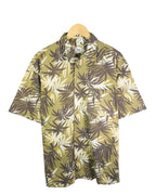 Camisa Jacques Lorant Tropical Verde Oliva Vintage 90s — XL