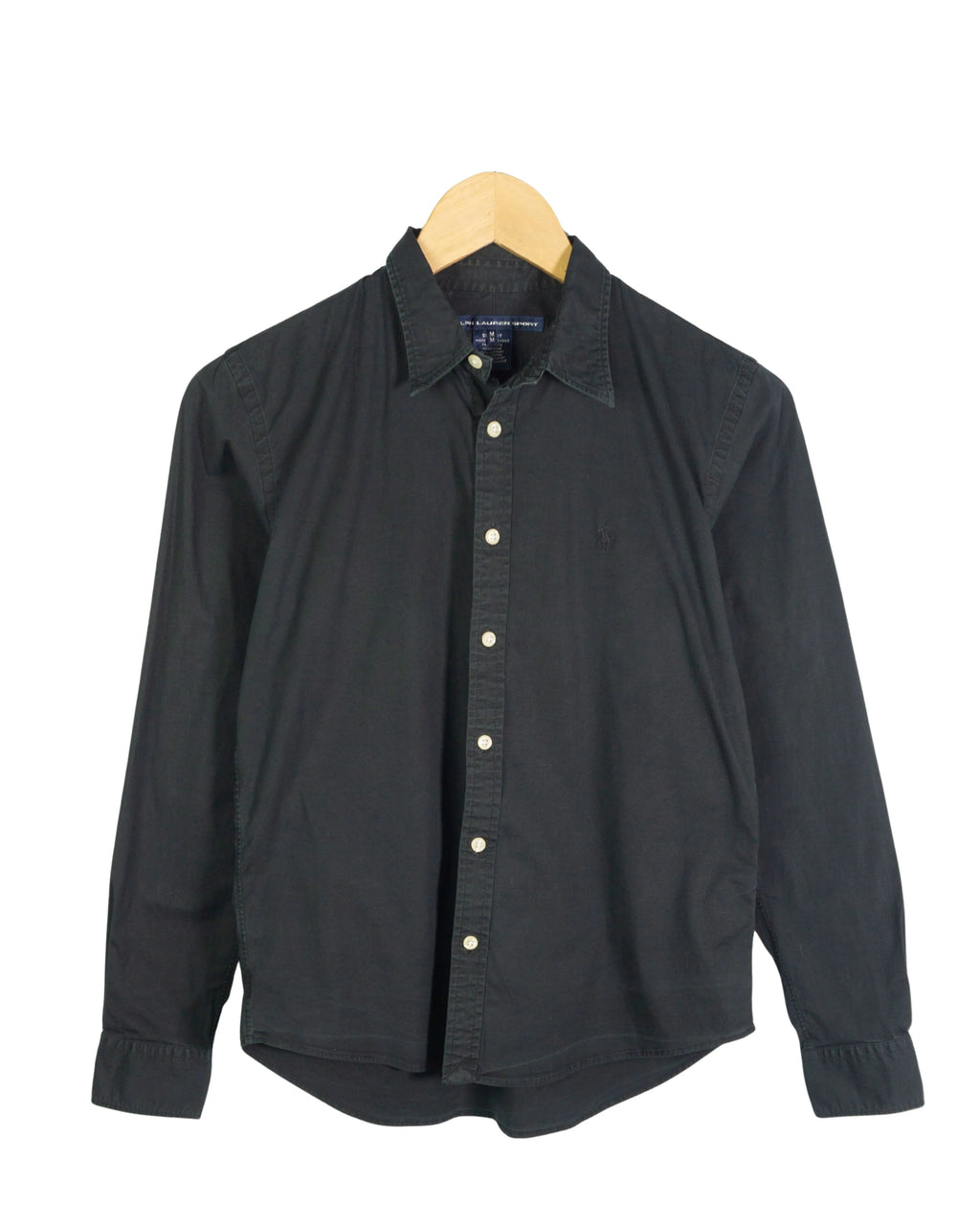 Camisa Ralph Lauren Sport Negra 00s Mujer — Talla M
