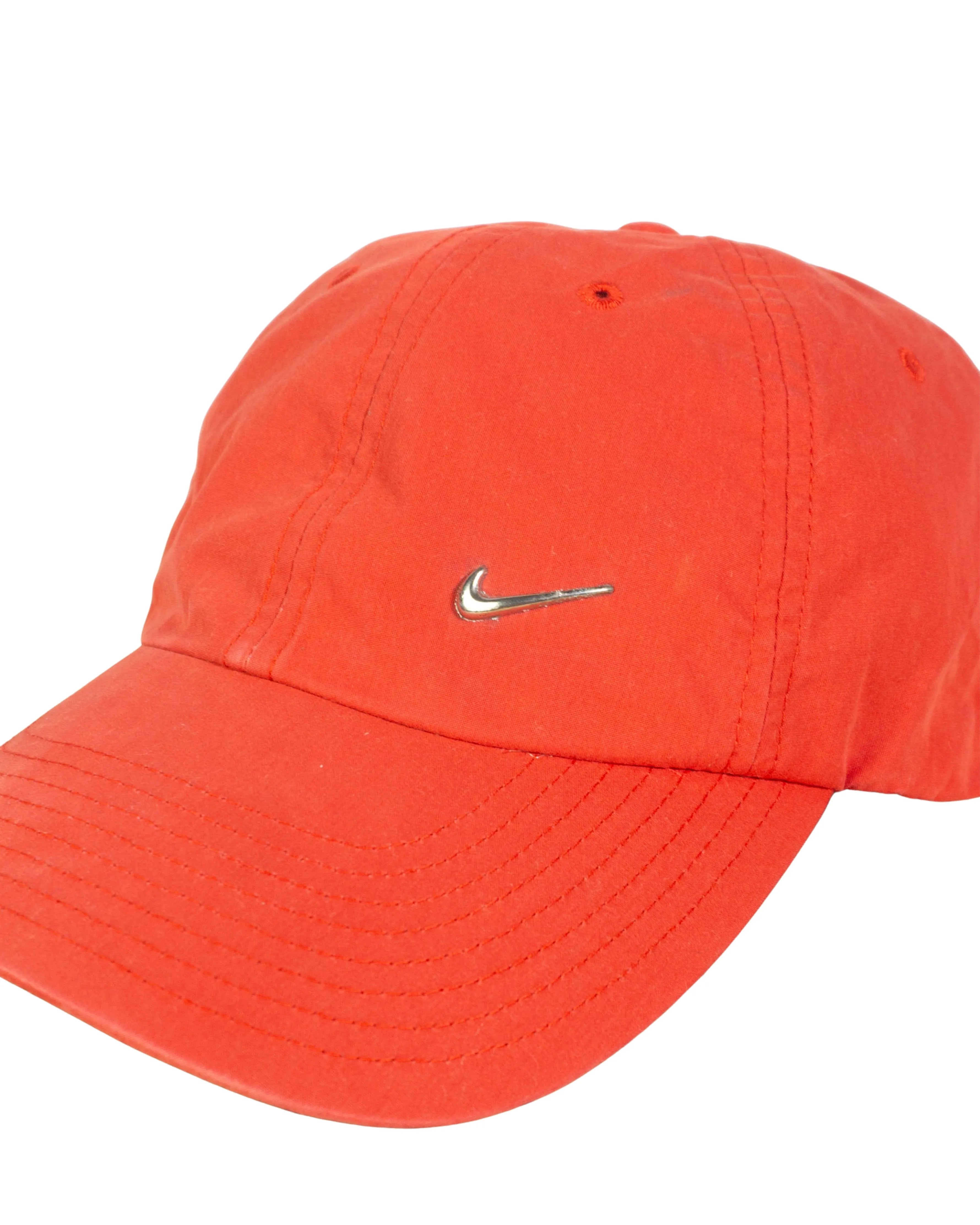 Gorra Nike Metal Swoosh Roja Vintage 00s — Talla M