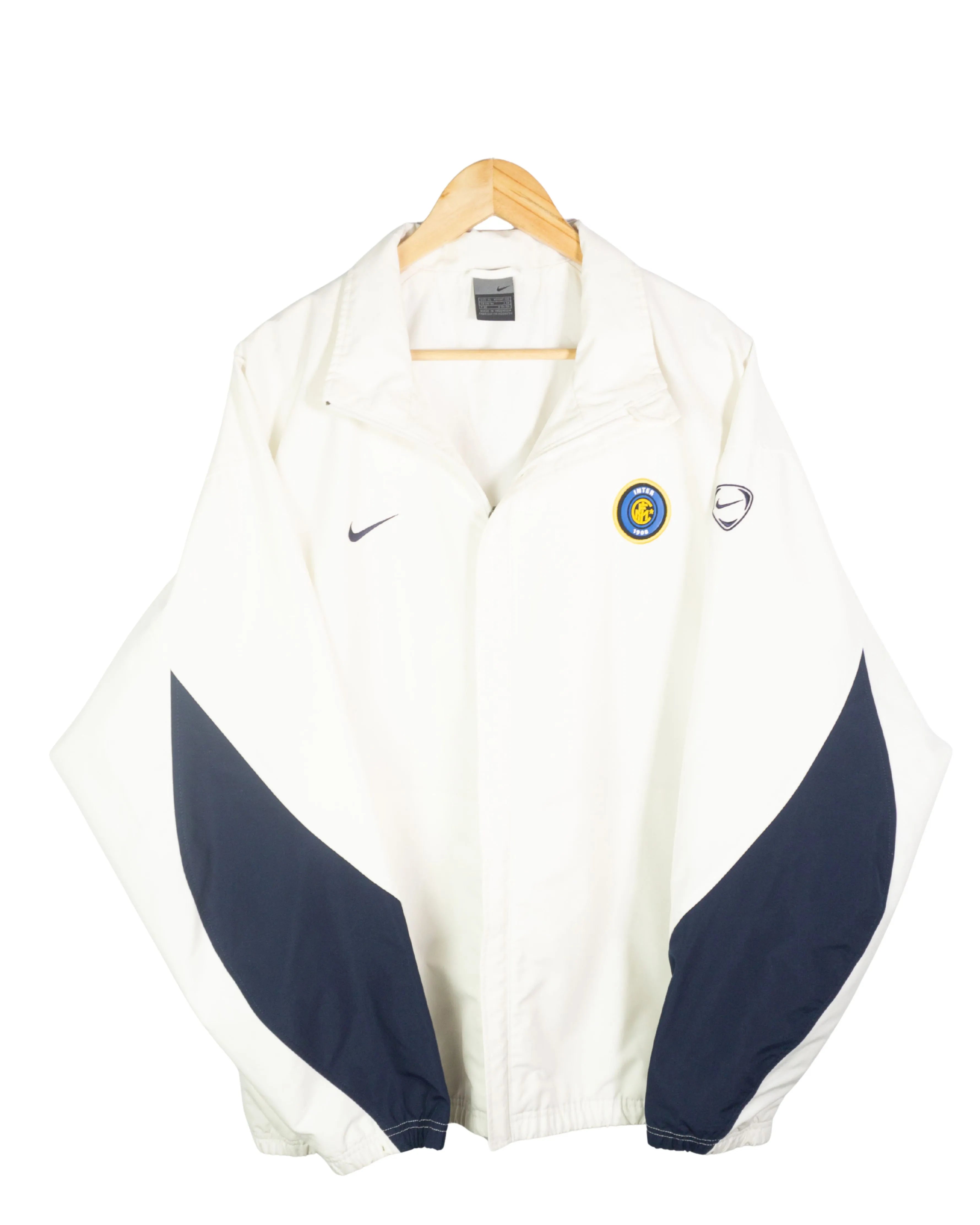 Chaqueta Nike Inter de Milán Blanca Vintage 00s — Talla L