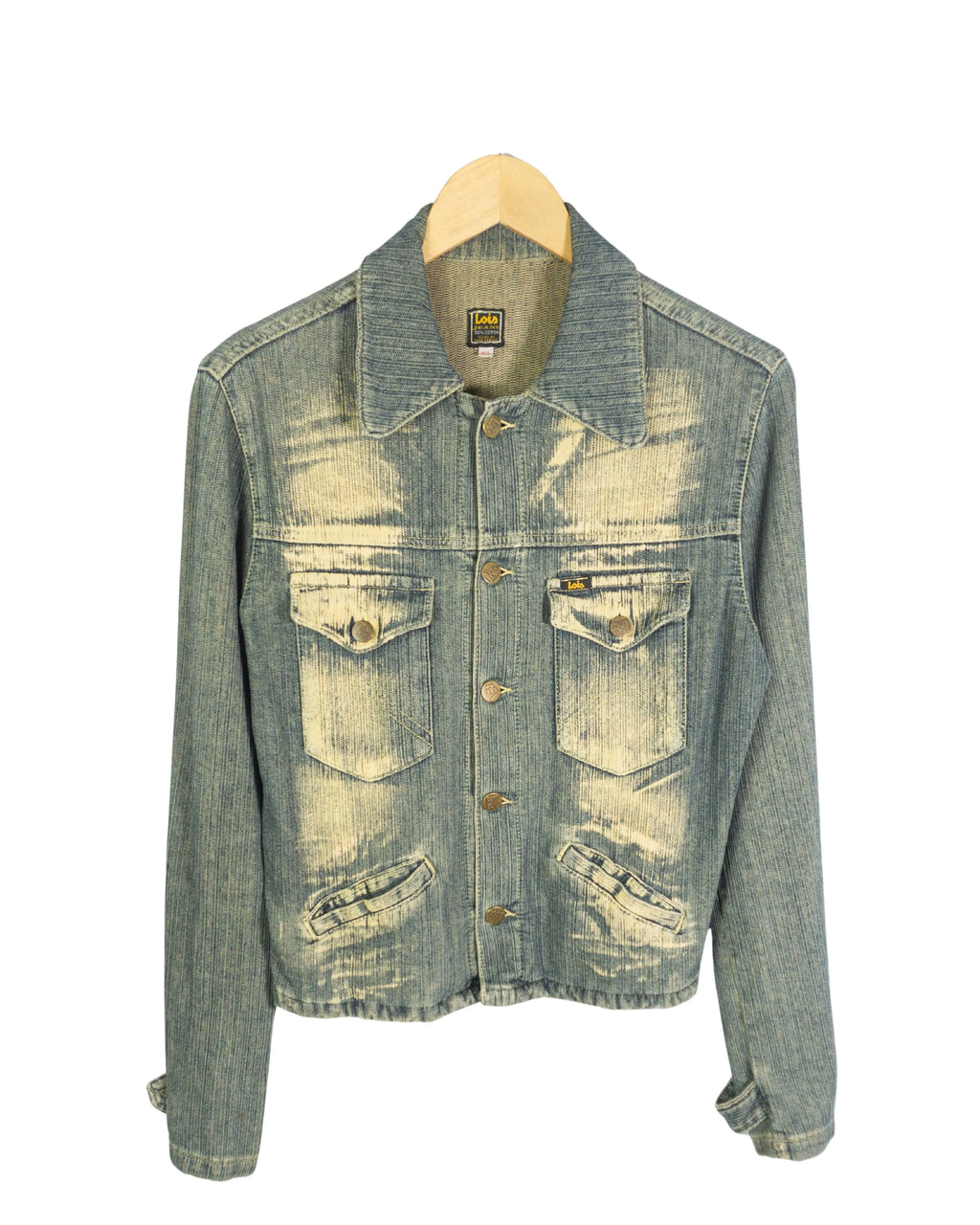 Chaqueta Lois Denim Azul Mujer Vintage 90s — Talla L