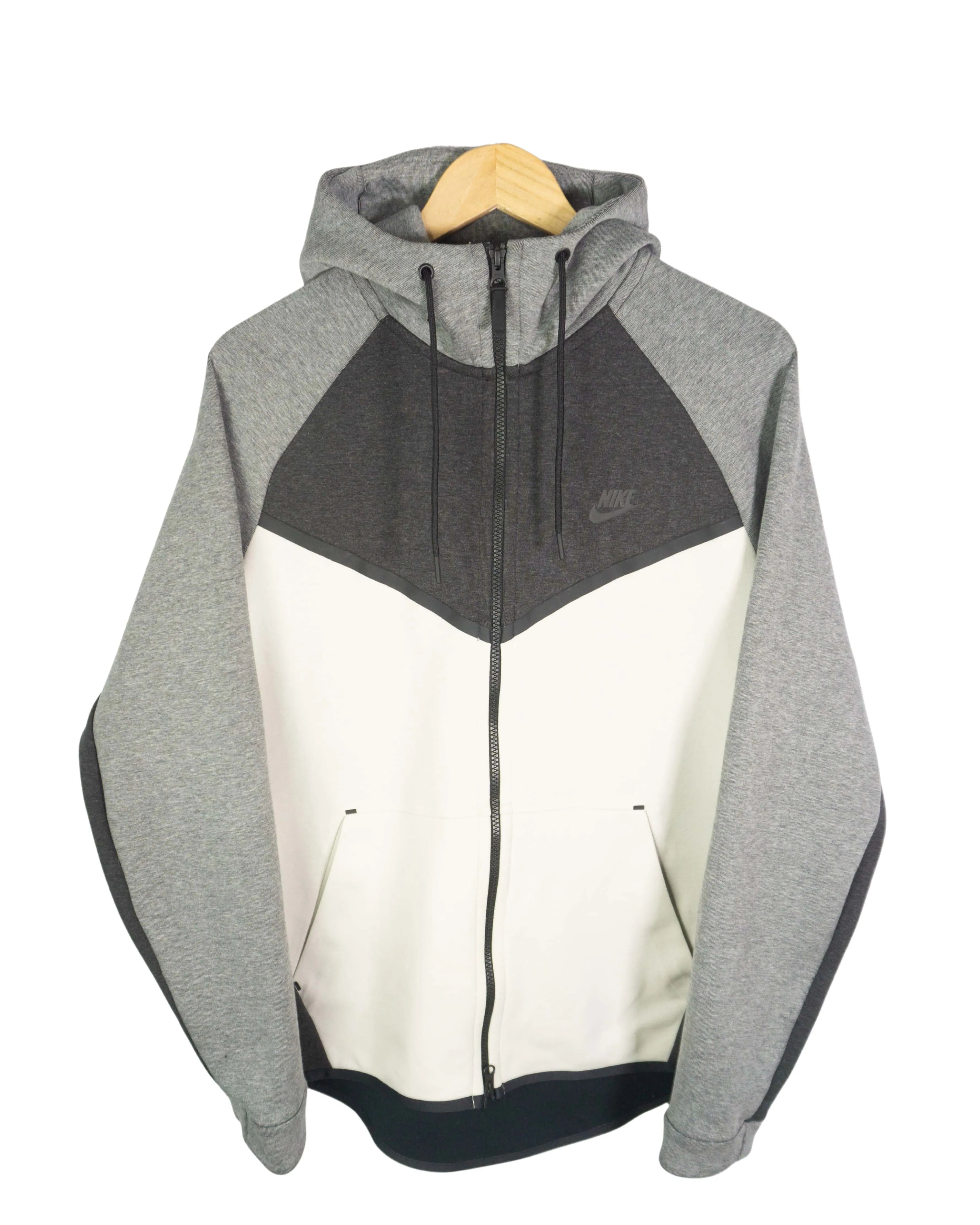 Sudadera con cremallera Nike tech gris L