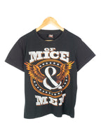 Camiseta Of Mice & Men Banda Negra Gráfica — Talla M