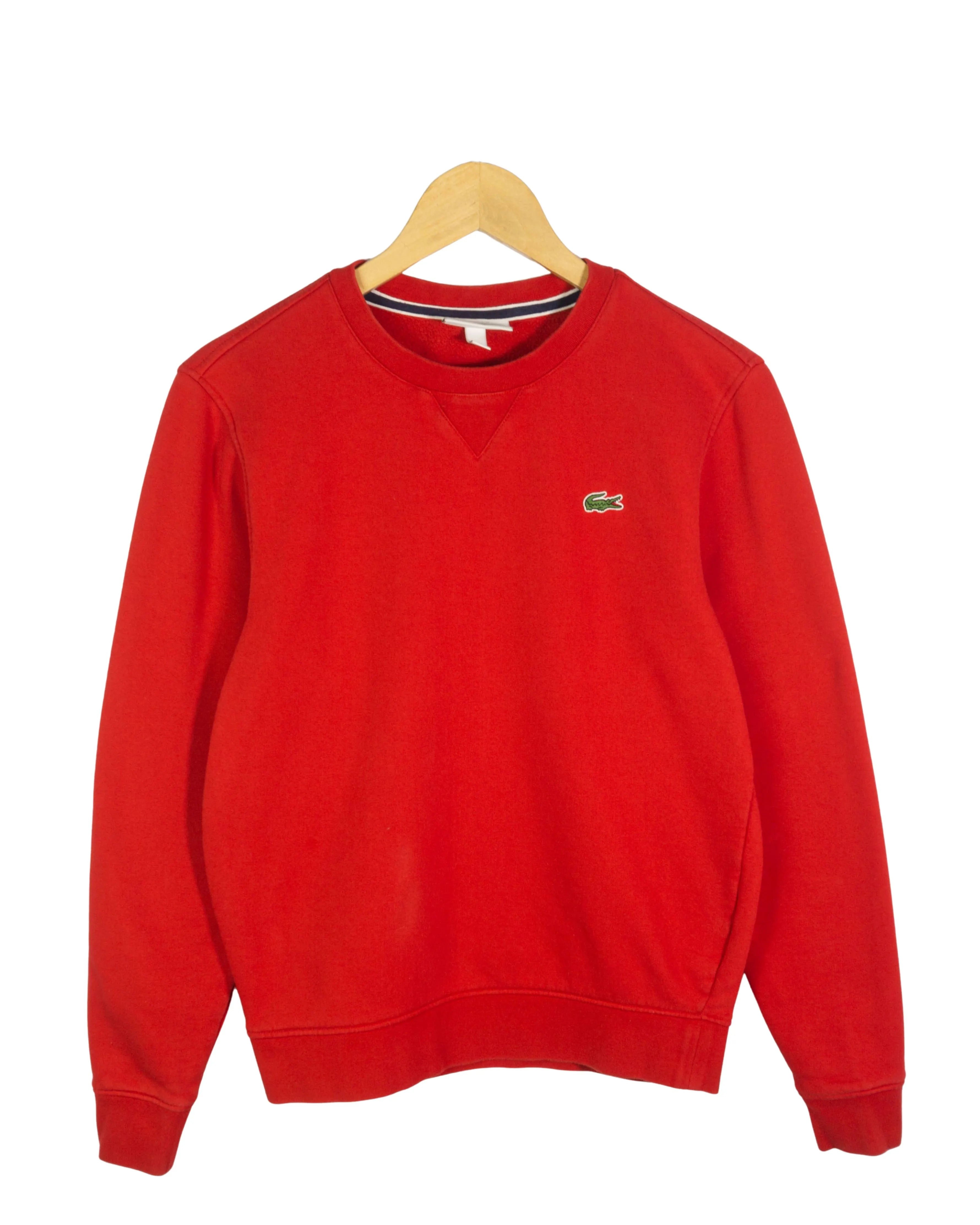 Sudadera Lacoste Sport Roja — Talla XS