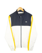 Chaqueta Lacoste Sport Azul Marino Amarilla — Talla M